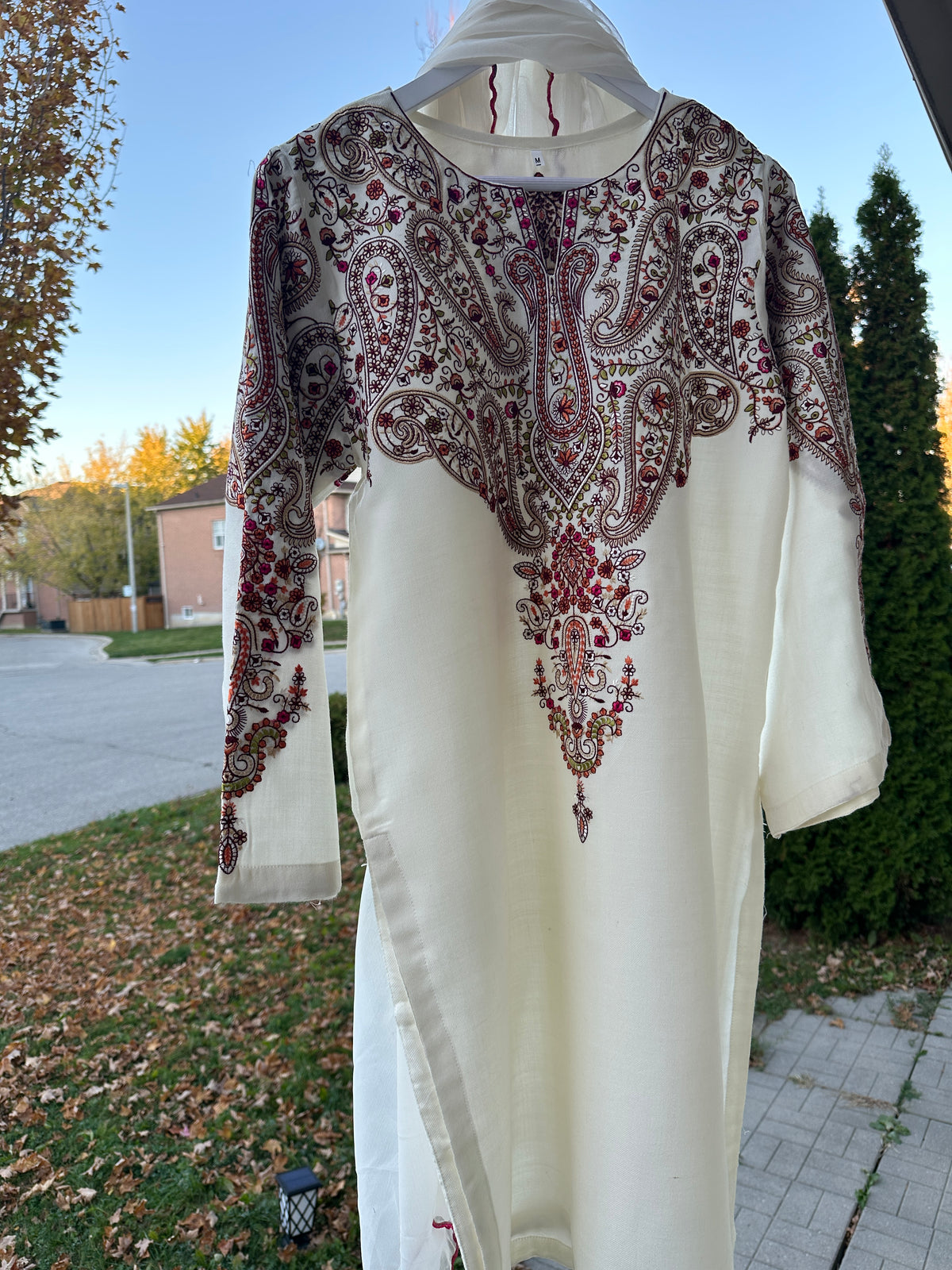 Ivory Meher / Pure Pashmina Kashmira — 3-Piece Set