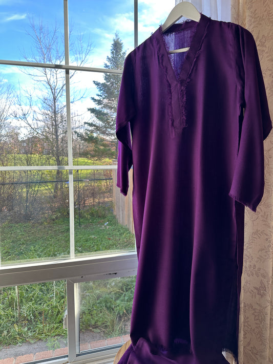 Amethyst Whisper – Pashmina Cord Set (Purple)