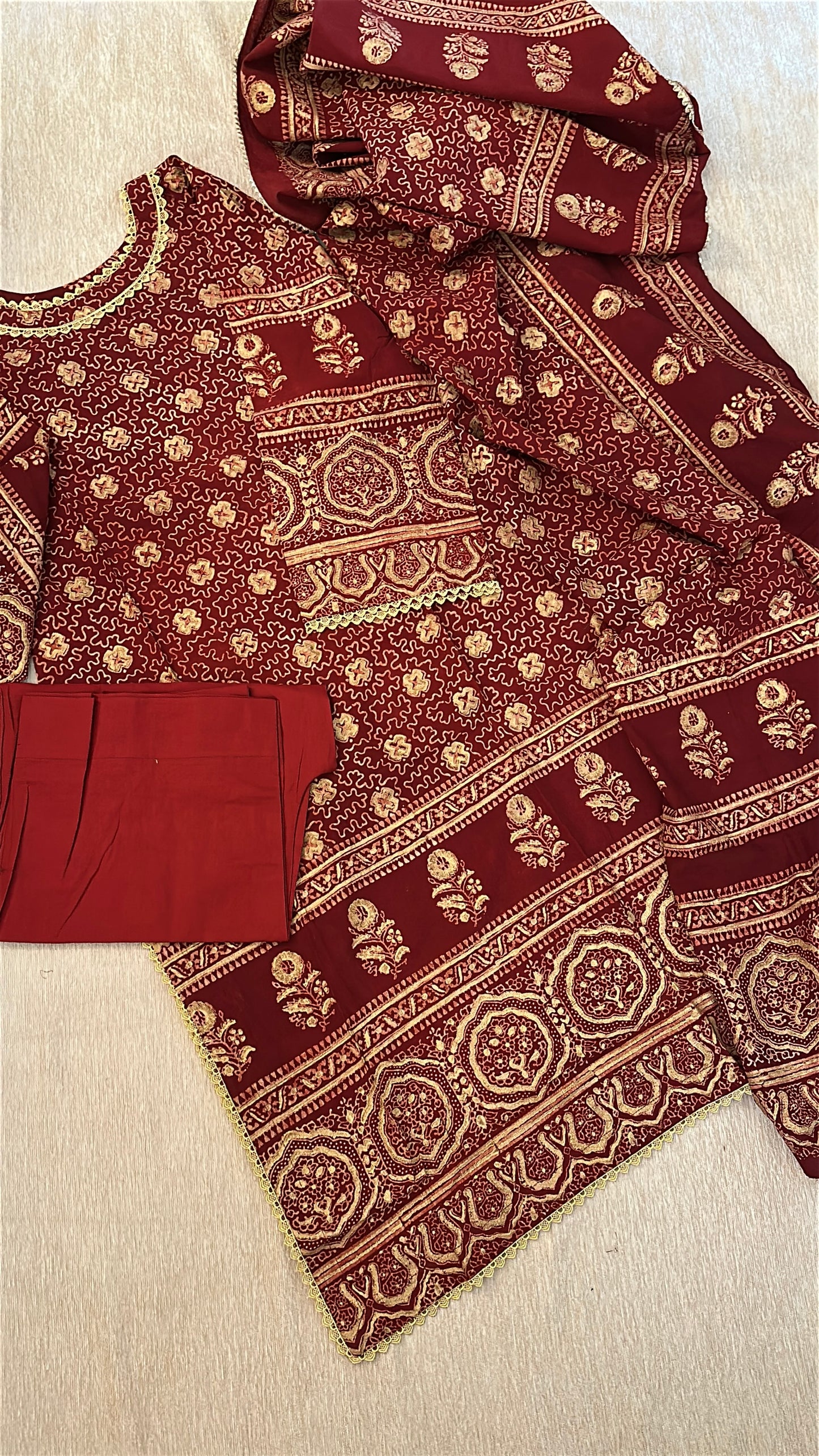 Rang-e-Zar - The Heritage Ajrak Collection