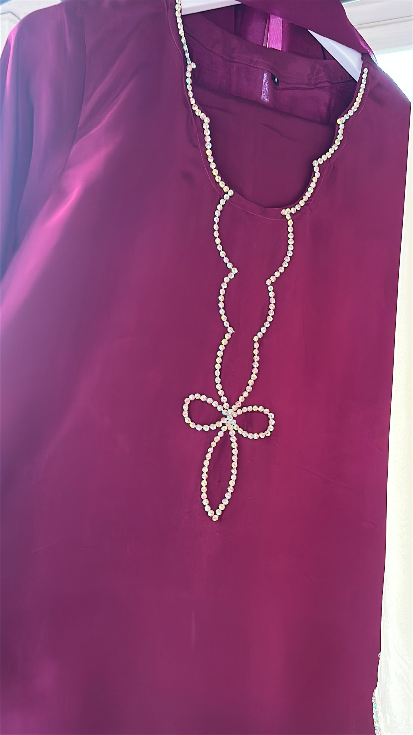 Mulberry Flame Élan - Kaftan set