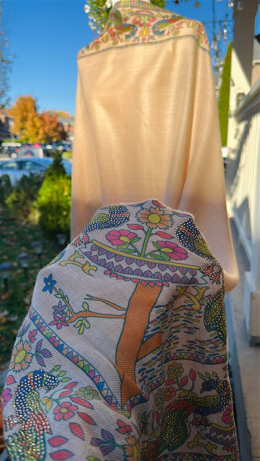 Raqs-e-Mor – The Dance of the Peacock Shawl