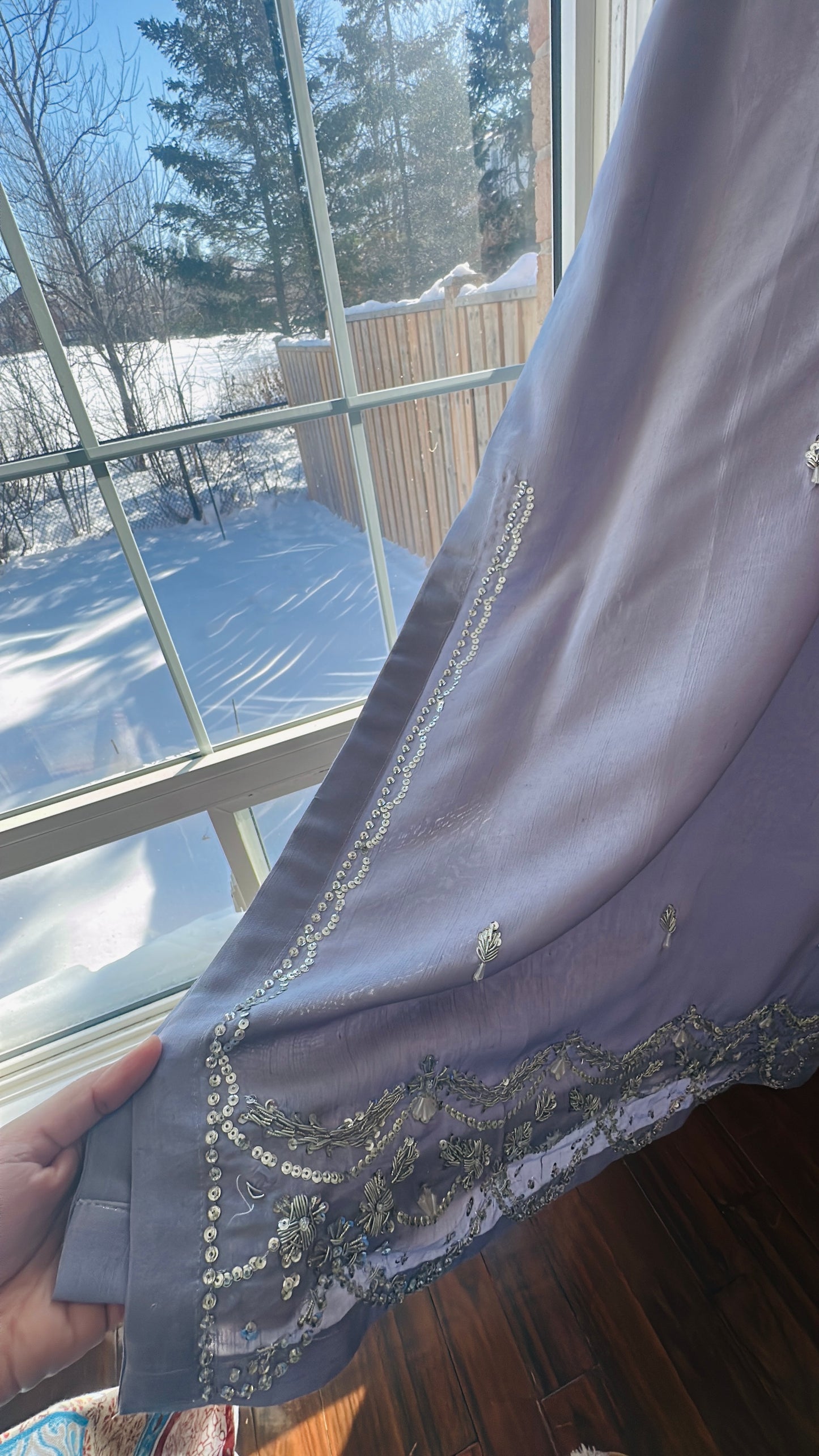 Noor-e-Sukoon – Quiet Grace in Dusky Lavender