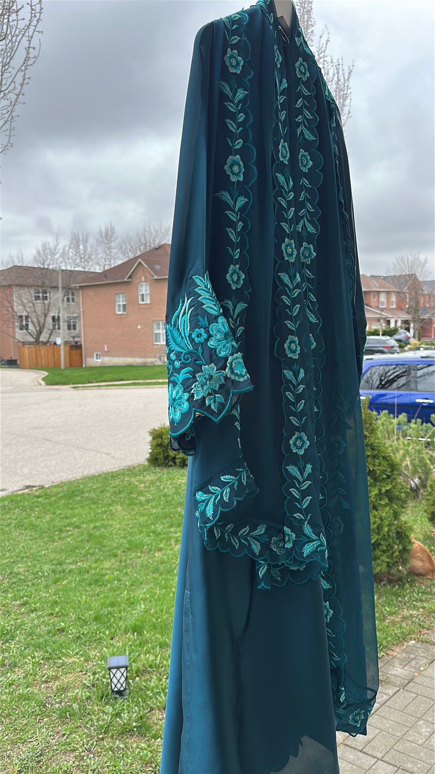 Zamurd Teal Élan - Kaftan Set