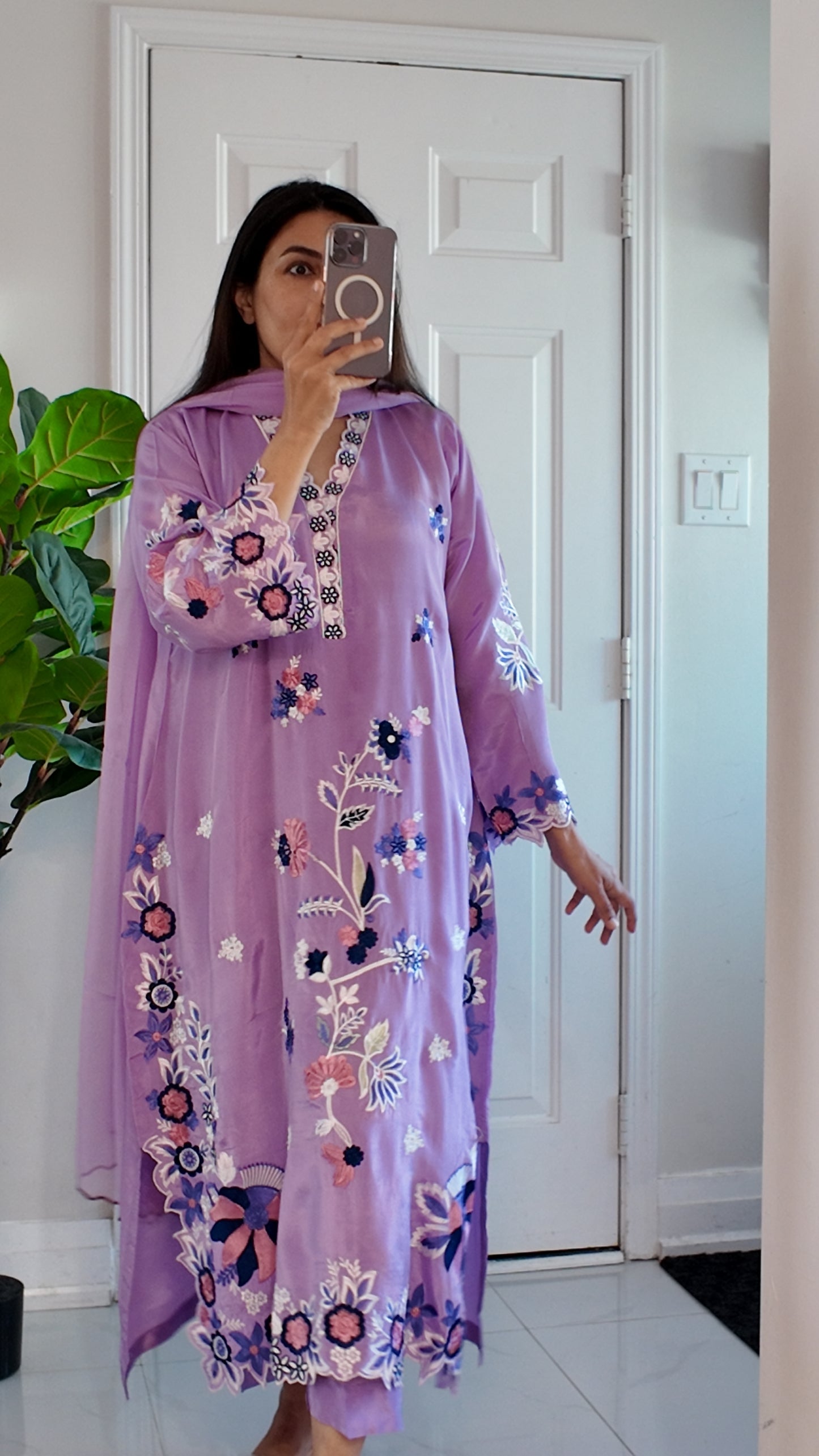 Lavender Veil Élan - kaftan set