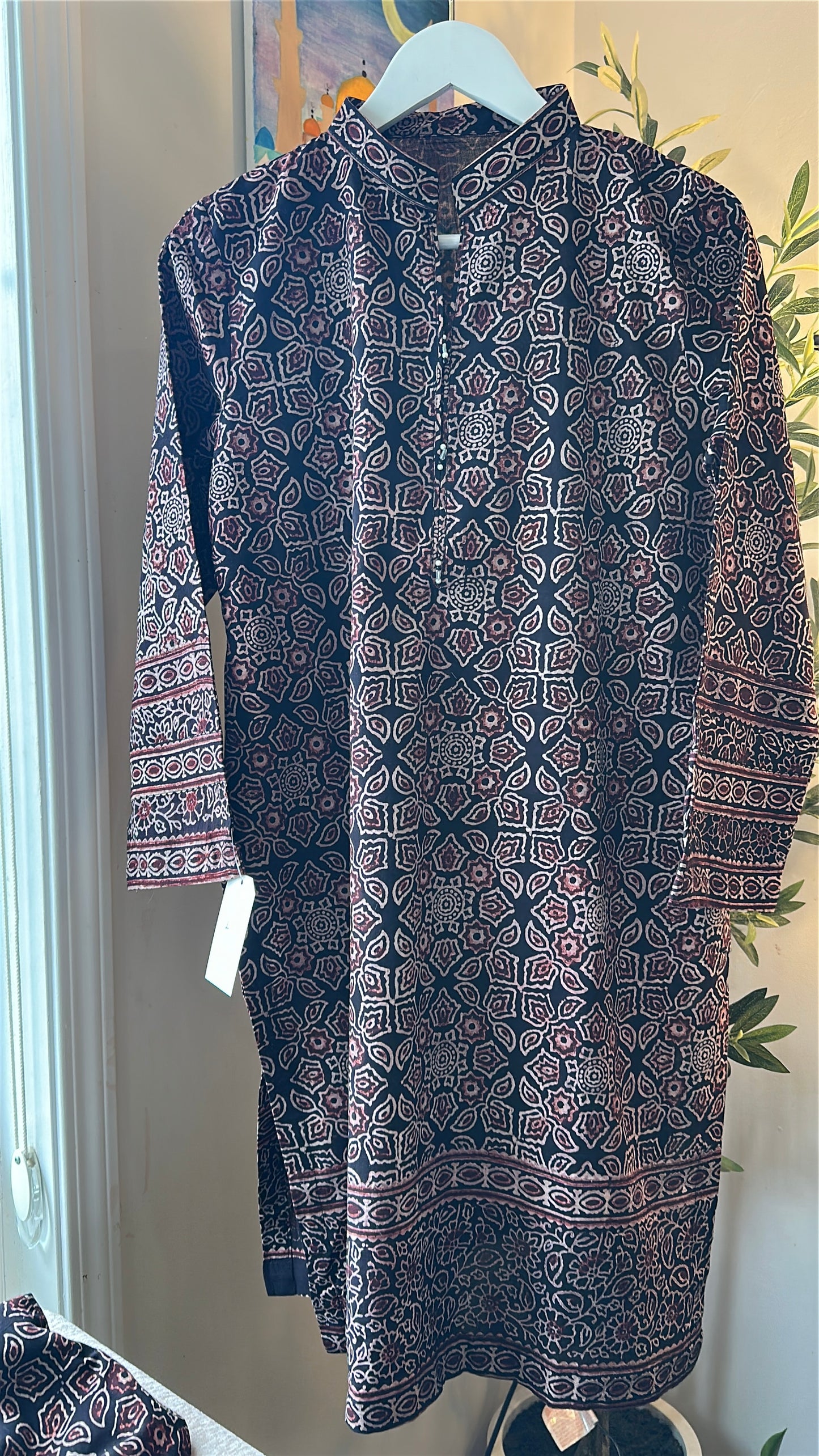 Rust Echo Co-ord – Ajrak Heritage