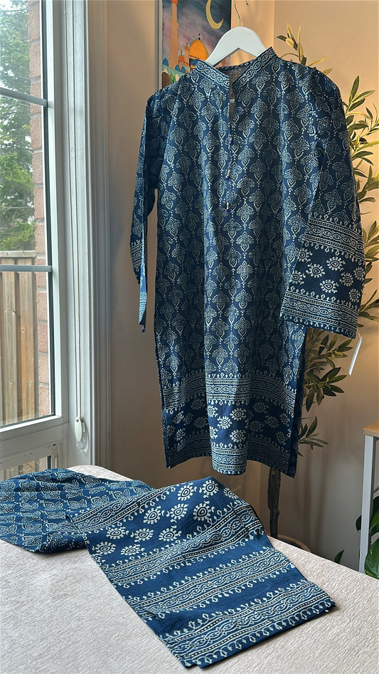 Ocean Dusk Co-ord – Ajrak Heritage