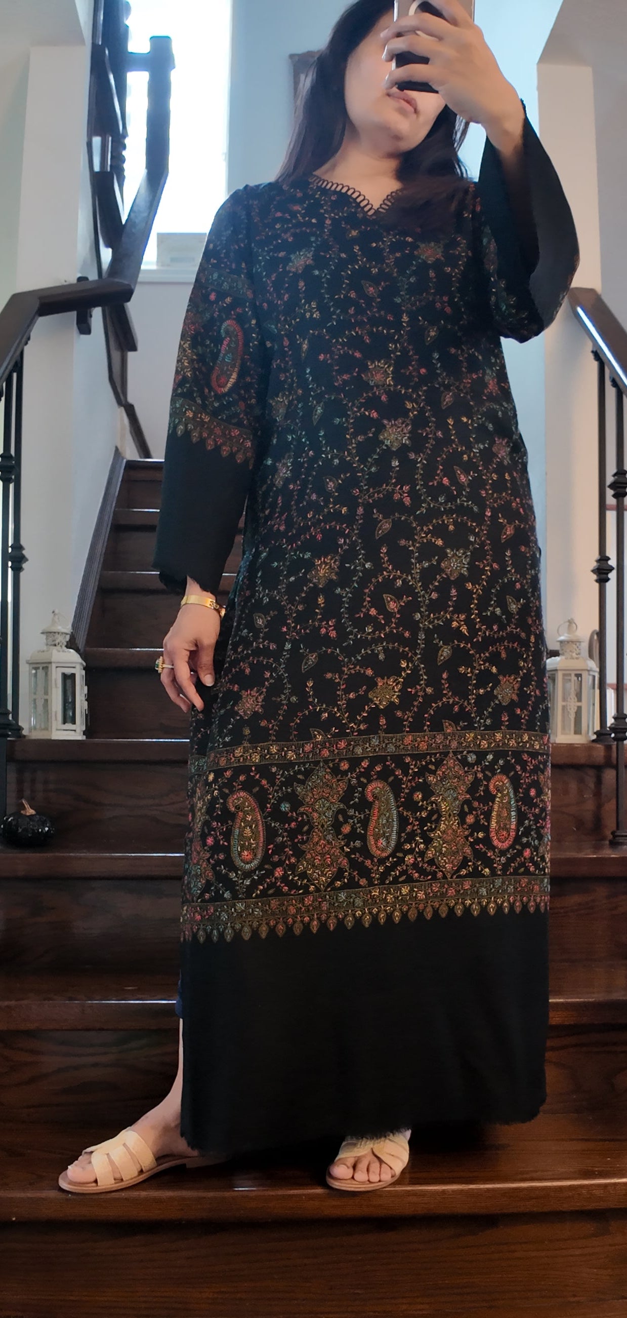 Zar-e-Qalam – Kalamkari Shawl Shirt