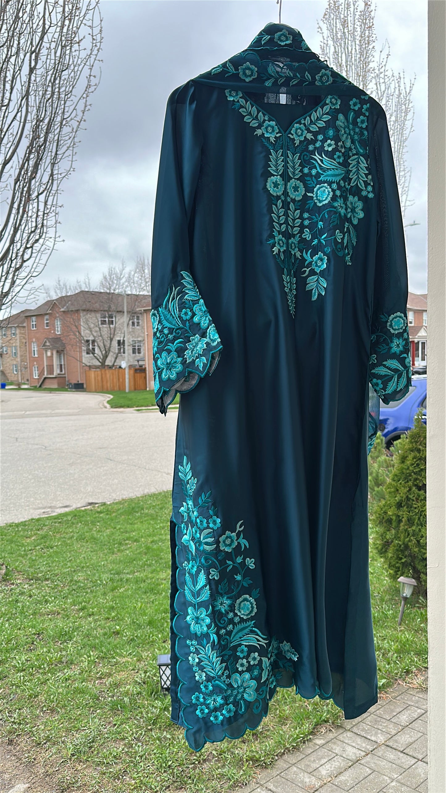 Zamurd Teal Élan - Kaftan Set
