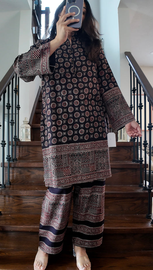 Nomad Dune Co-ord – Ajrak Heritage