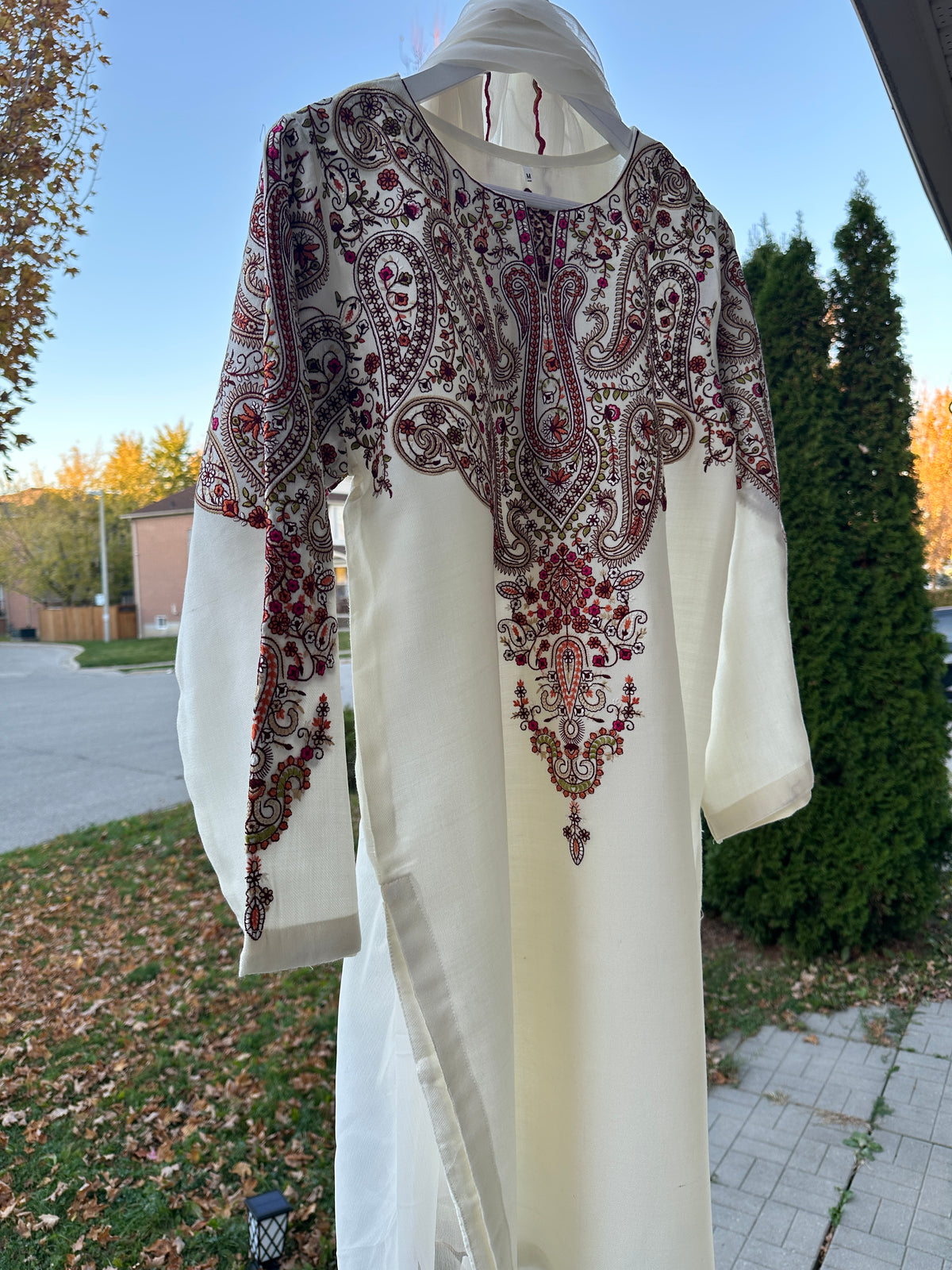 Ivory Meher / Pure Pashmina Kashmira — 3-Piece Set