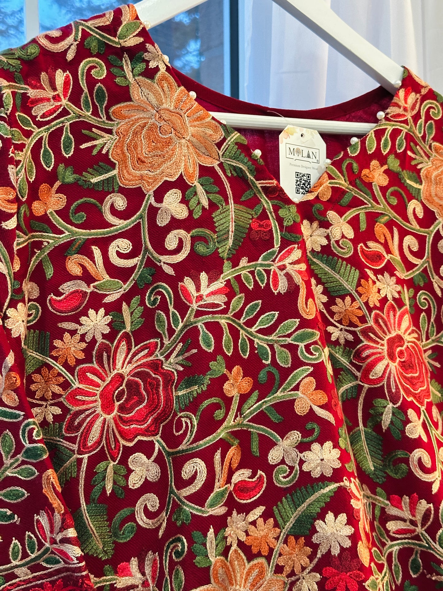 Gul-e-Laal – Heritage Shawl Shirt  Series