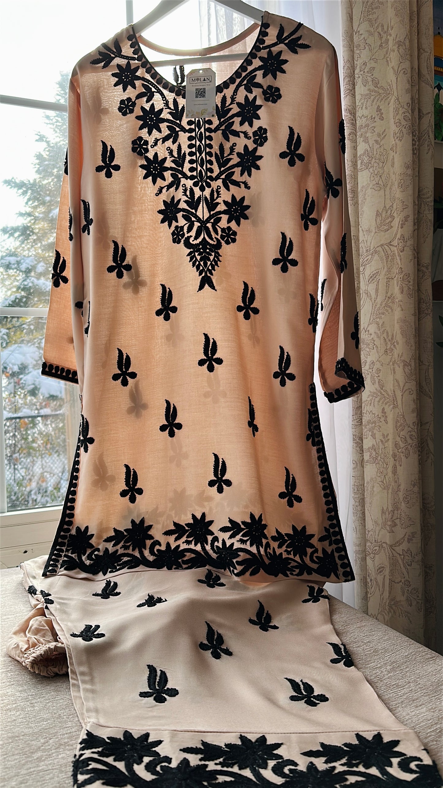 Zar-e-Chai - Farshi Shalwar Set