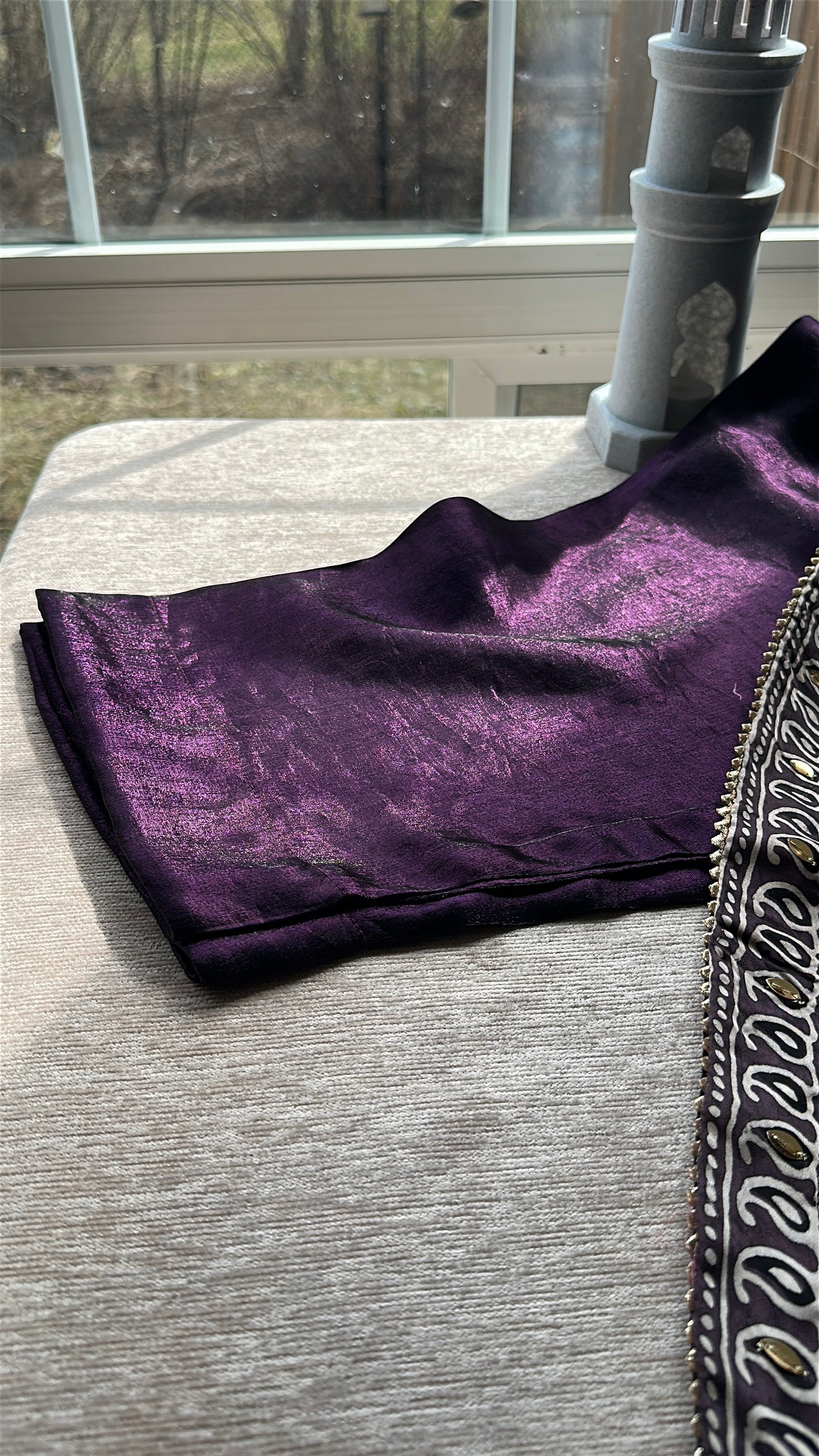 Ajrak Mehr-e-Zar Élan – Where Heritage Meets Royal Depth
