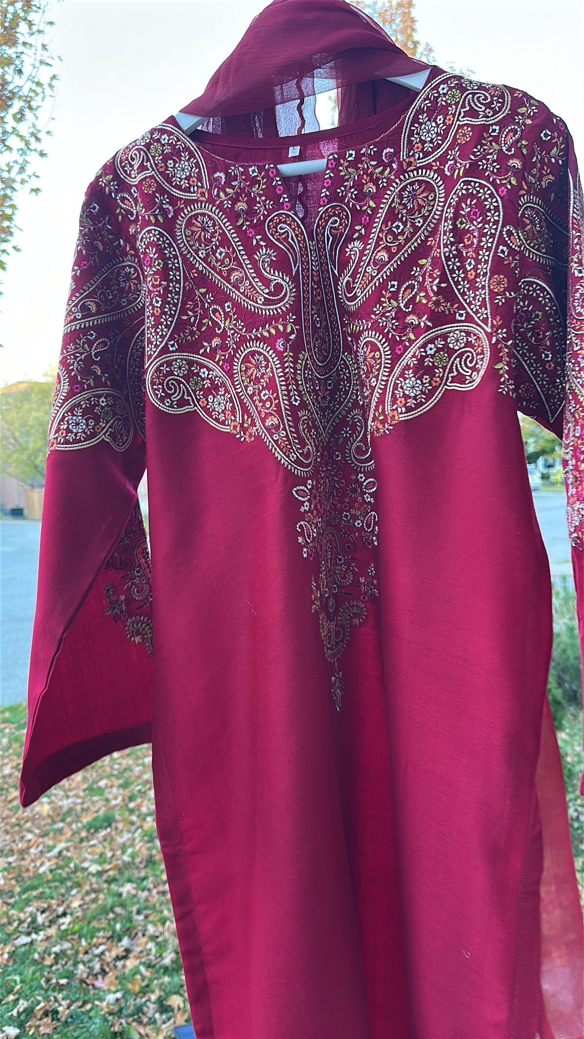 Ruby Rose / Pure Pashmina Kashmira — 3-Piece Set