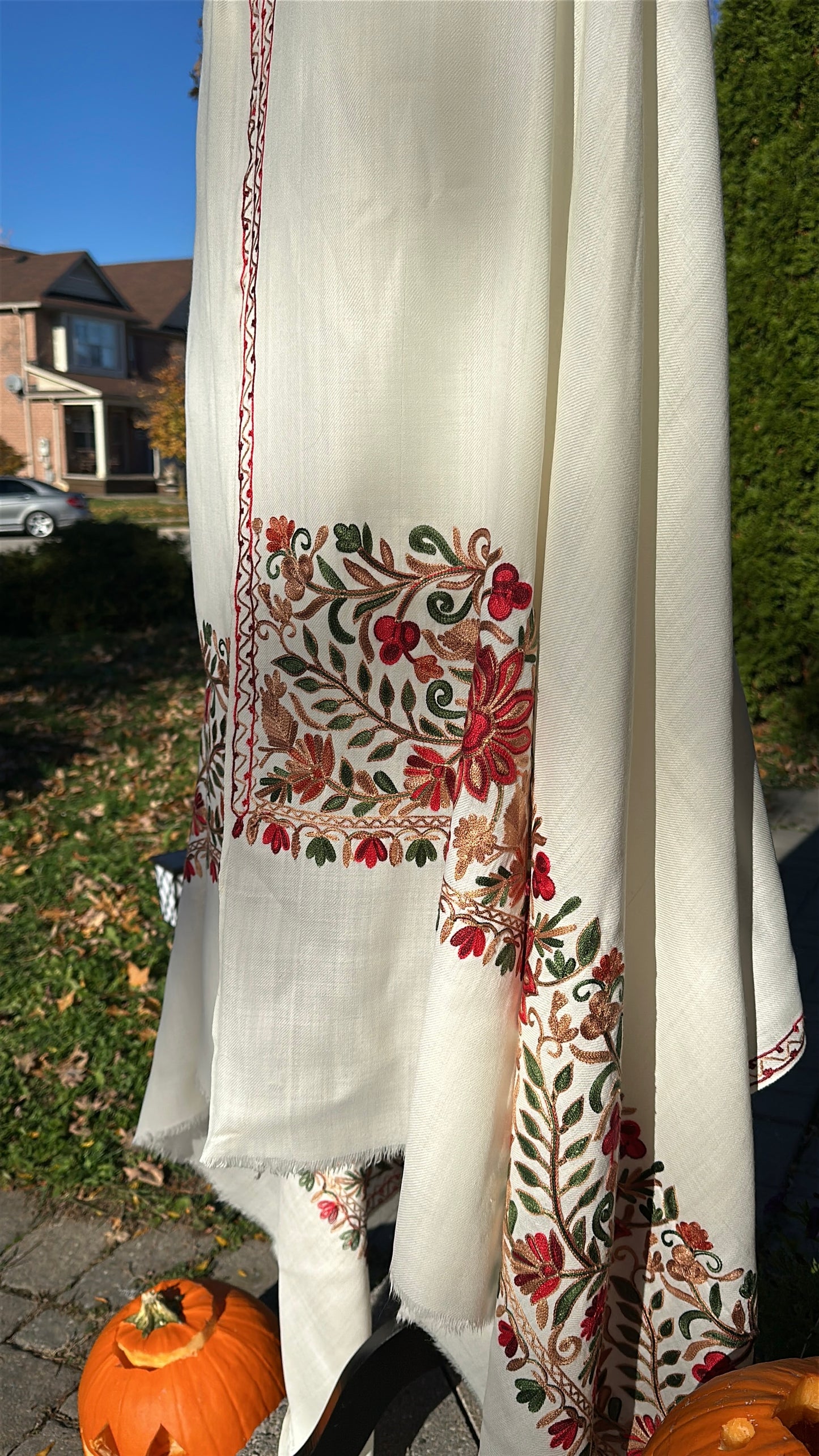 Noor-e-Ivory Shawl – A Whisper of Grace