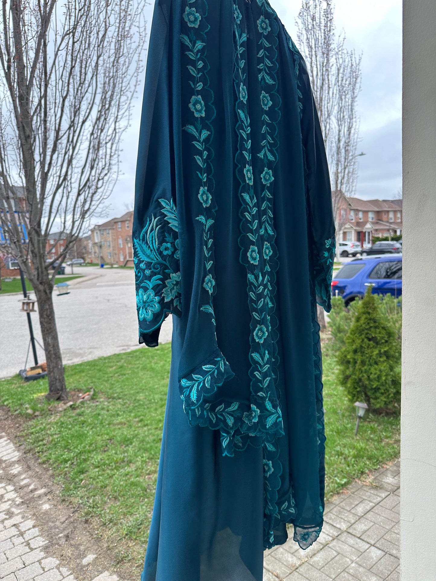Zamurd Teal Élan - Kaftan Set