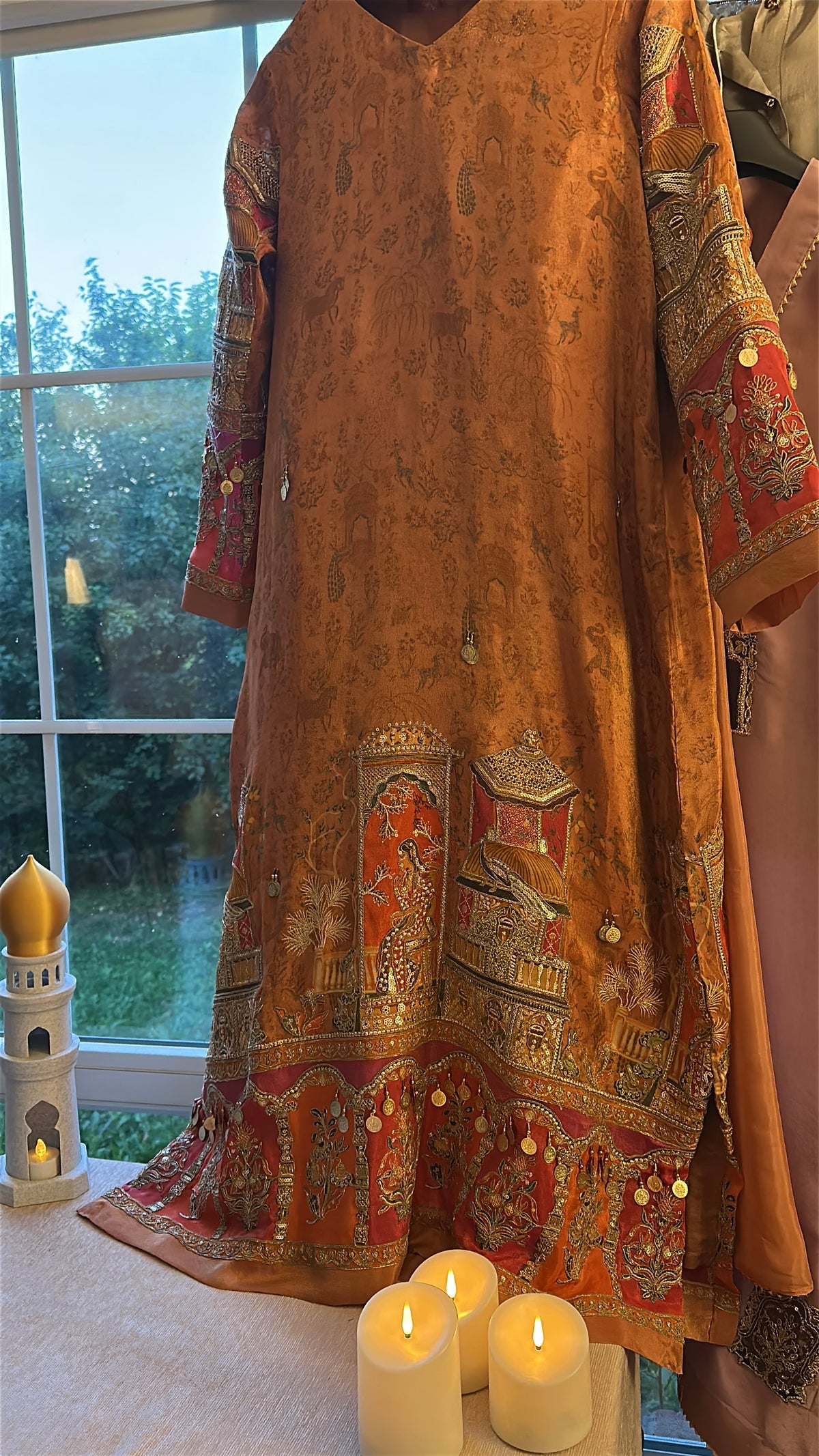 Dastaan-e-Anarkali | Embroidered Kaftan Set