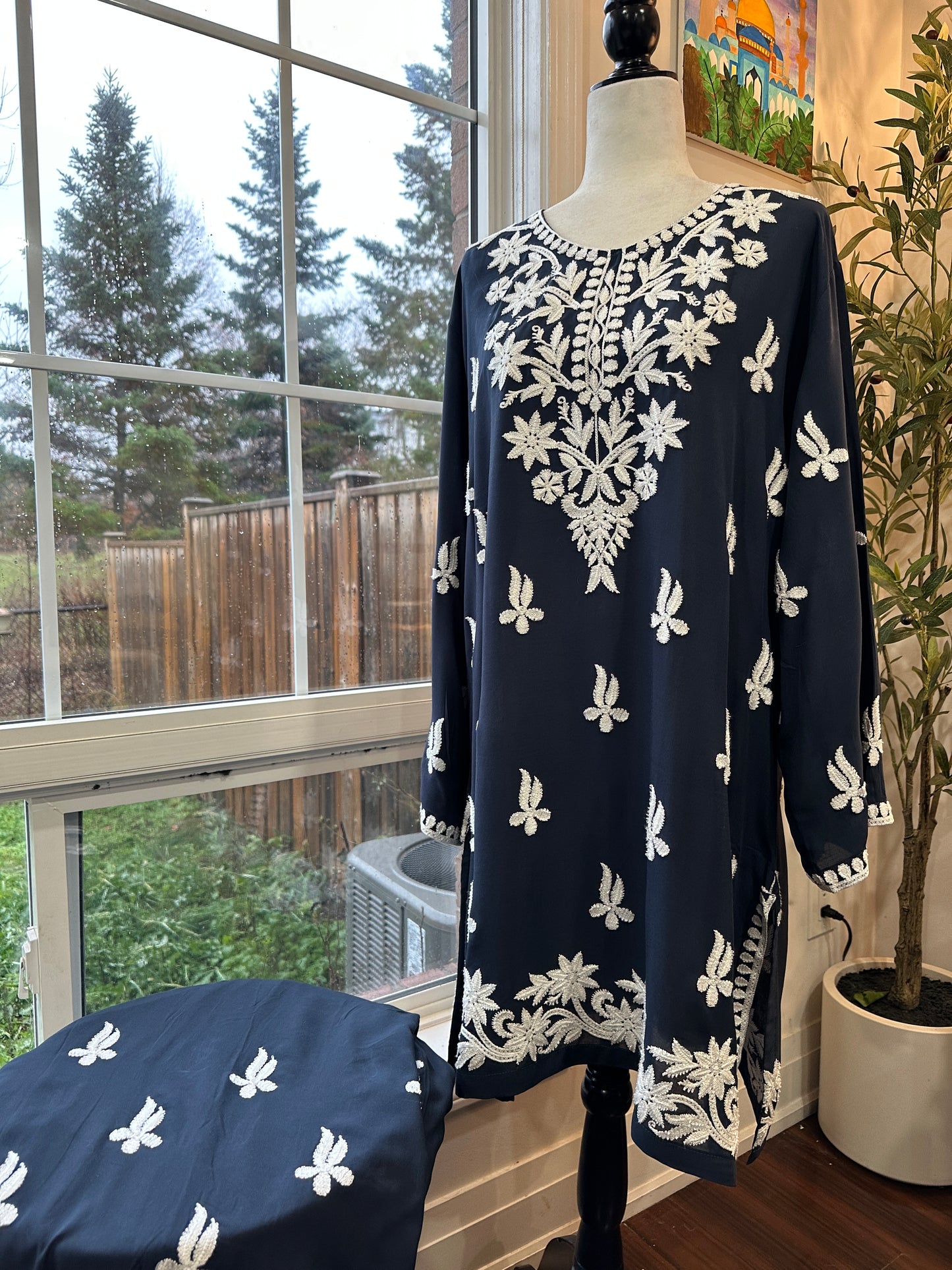 Sapphire Bloom-Farshi Set