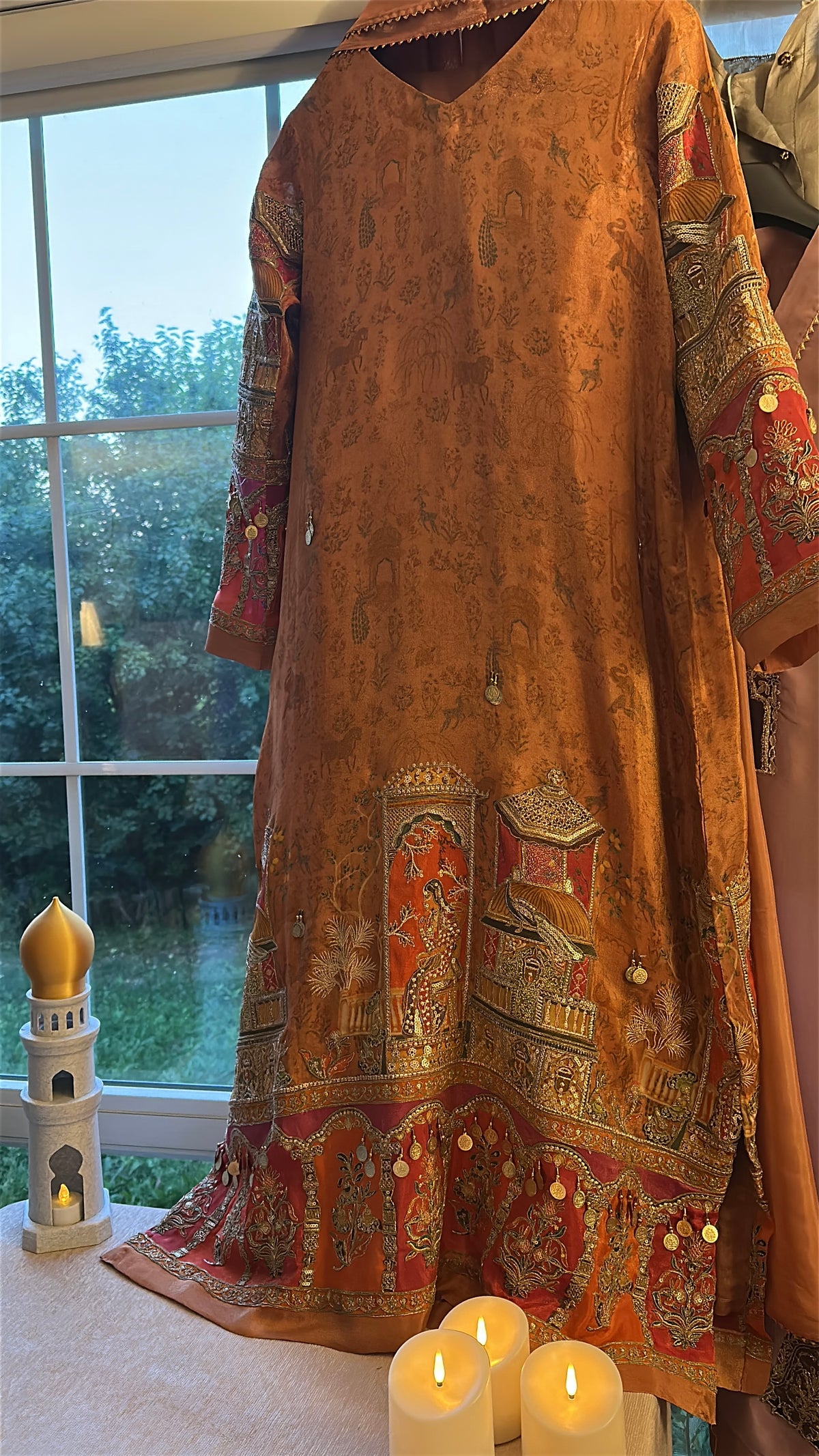 Dastaan-e-Anarkali | Embroidered Kaftan Set