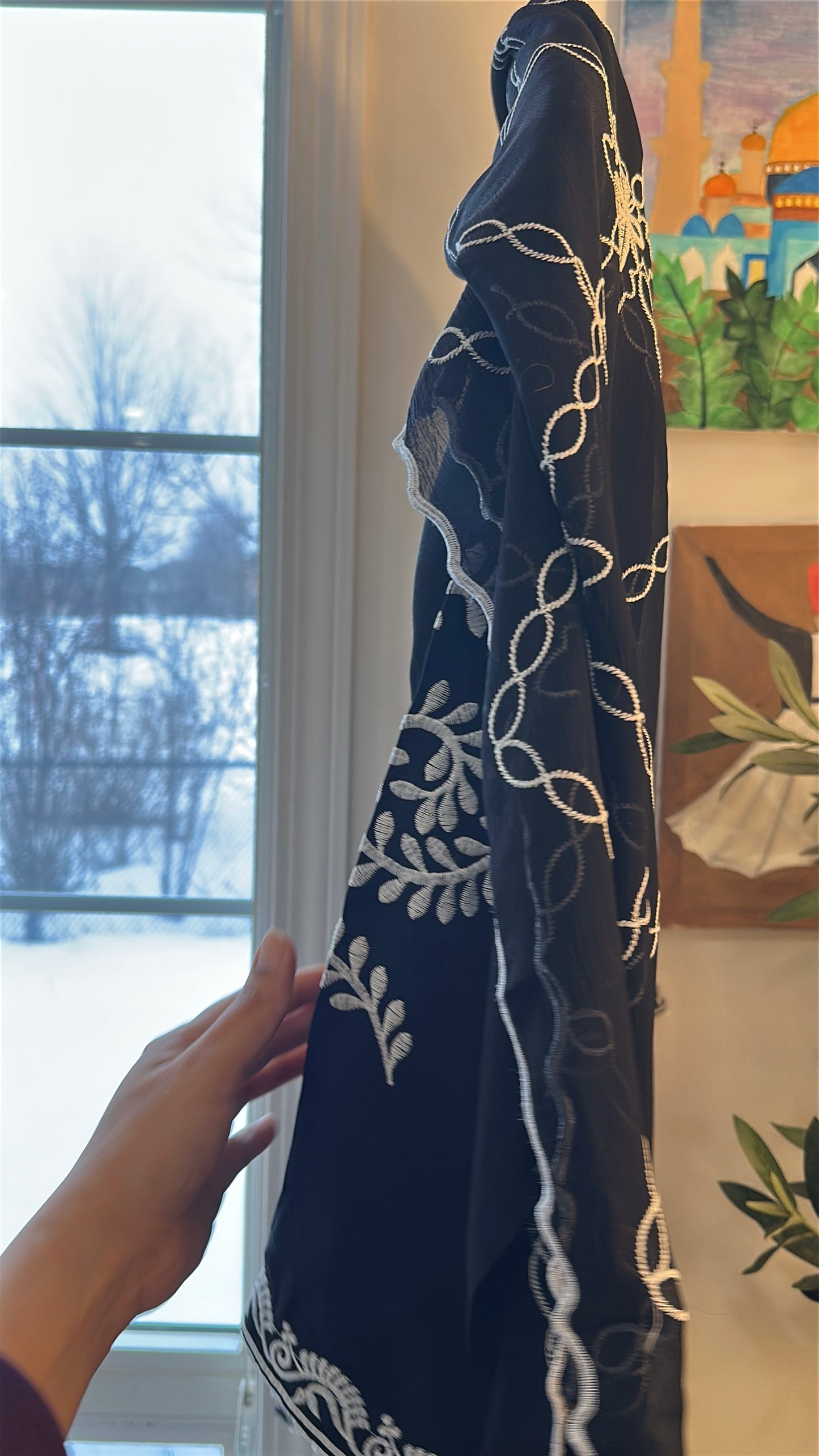 Noir Kashmira – Timeless Elegance in Raw Silk