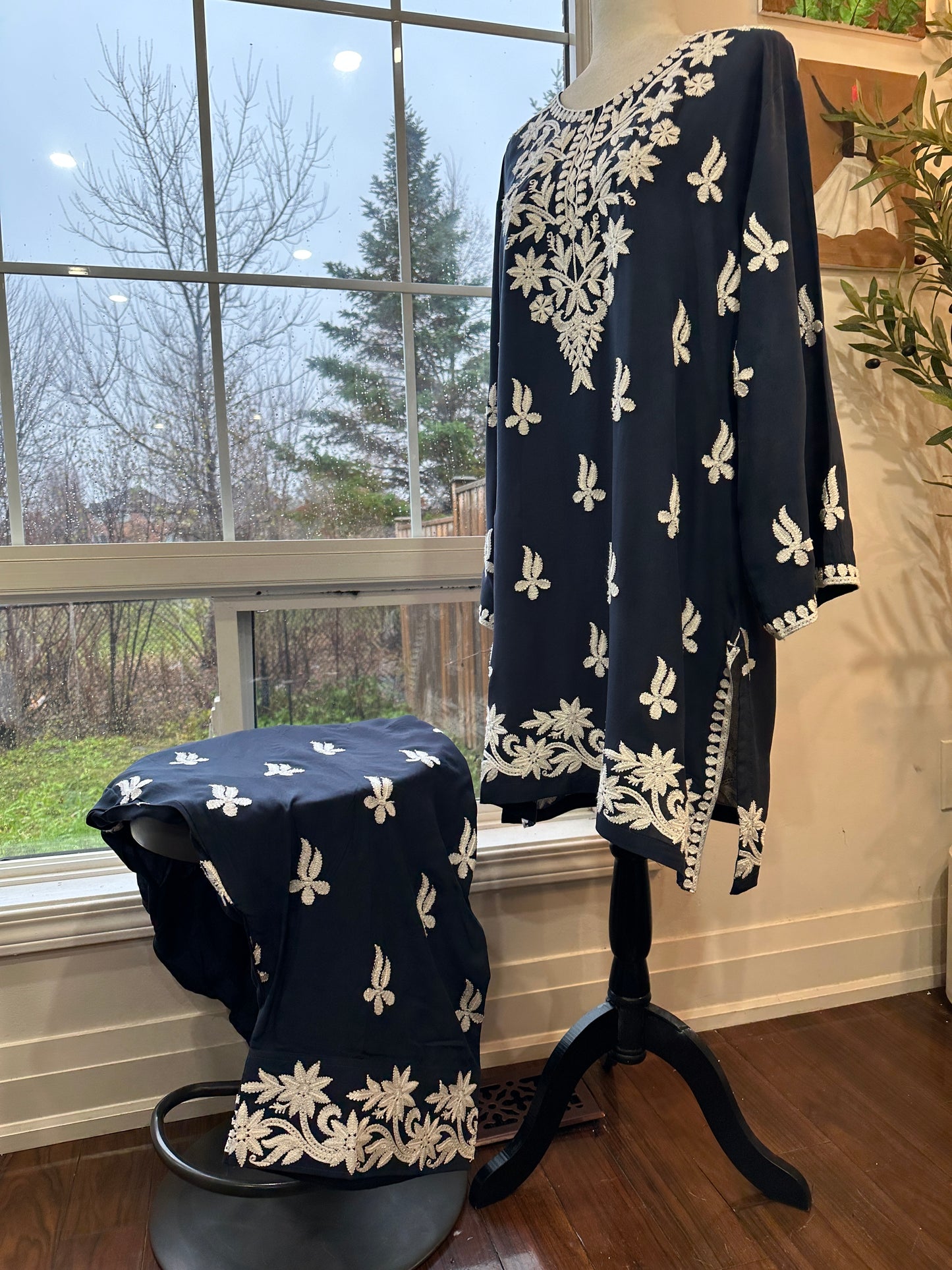 Sapphire Bloom-Farshi Set