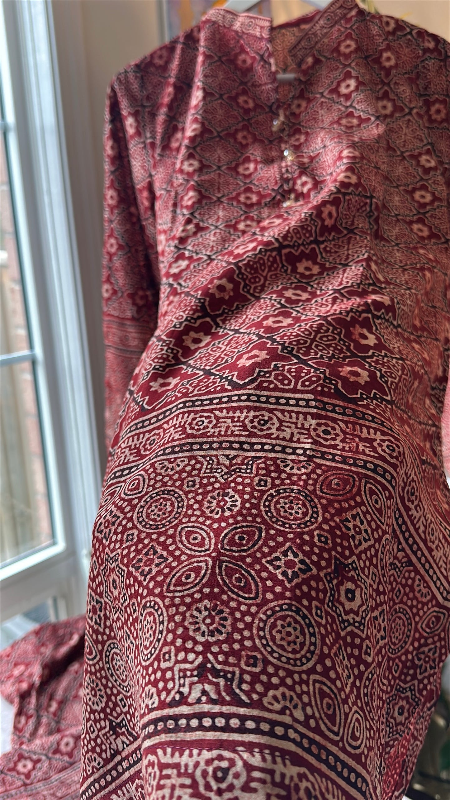 Indus Bloom Co-ord – Ajrak Heritage