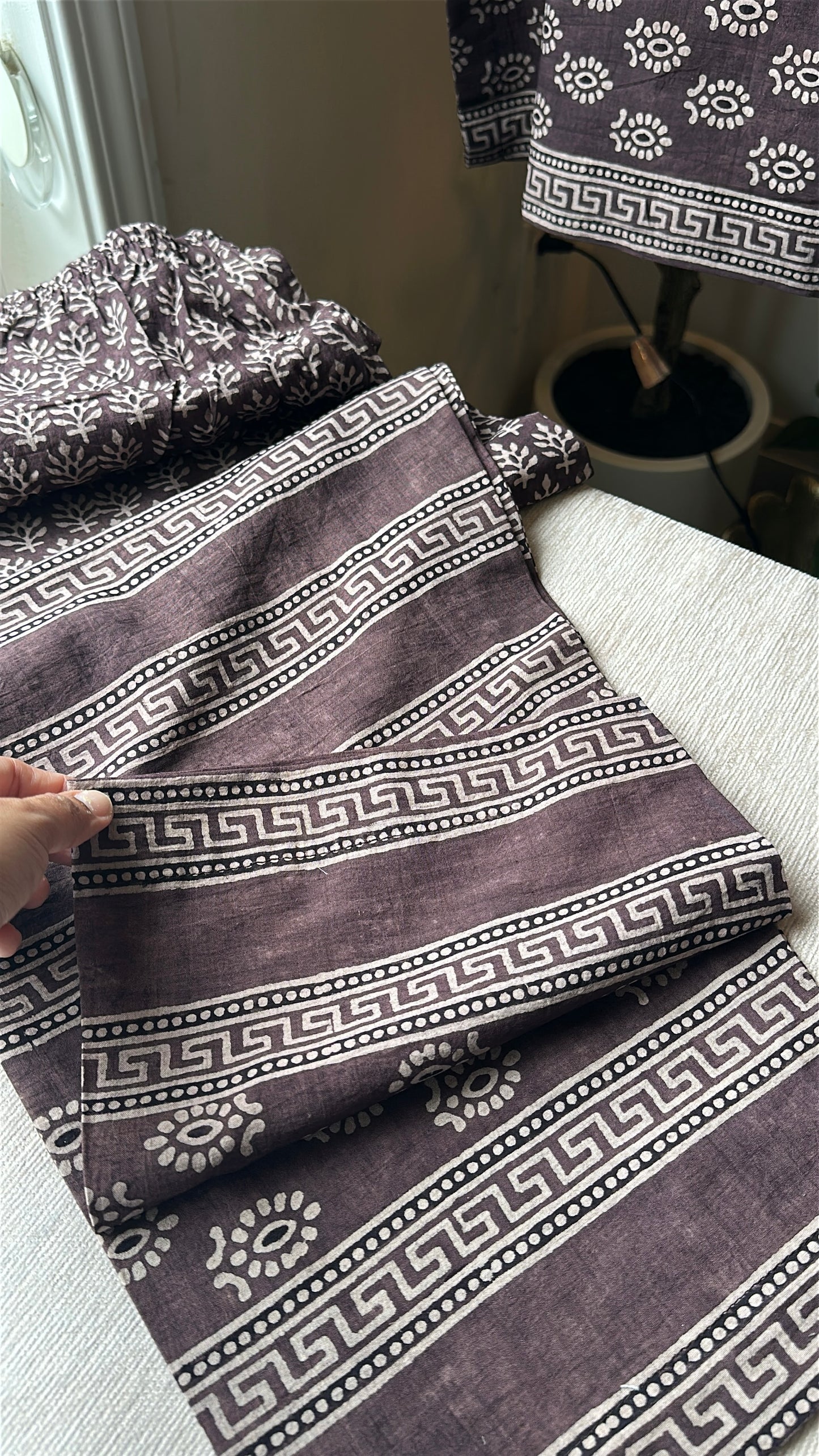 Mocha Muse Co-ord – Ajrak Heritage