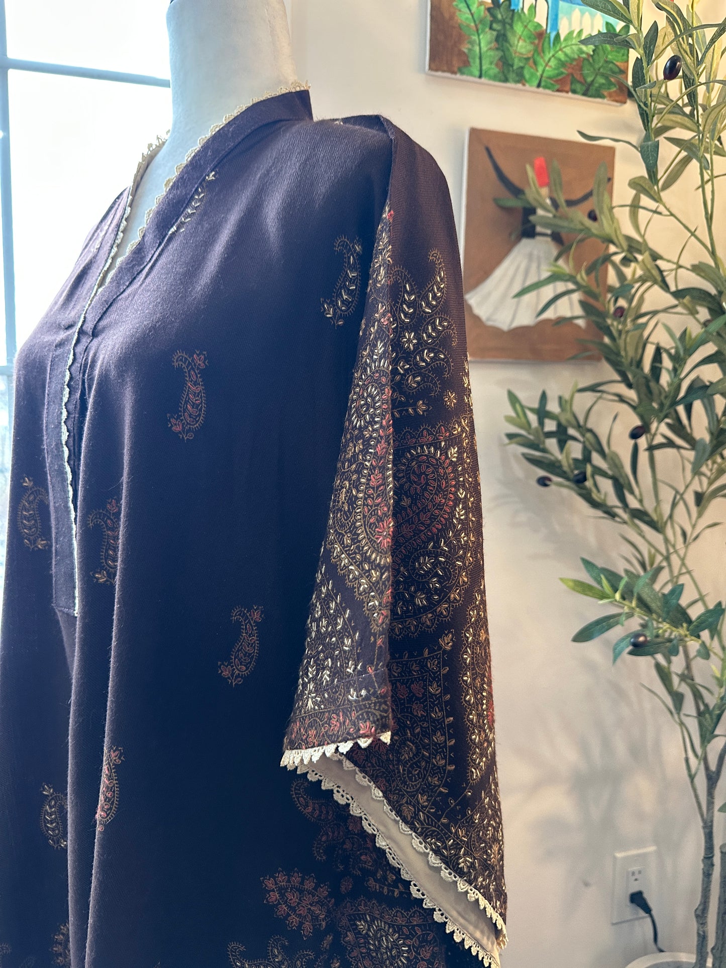 Cocoa Kalamkari – Winter’s Softest Statement