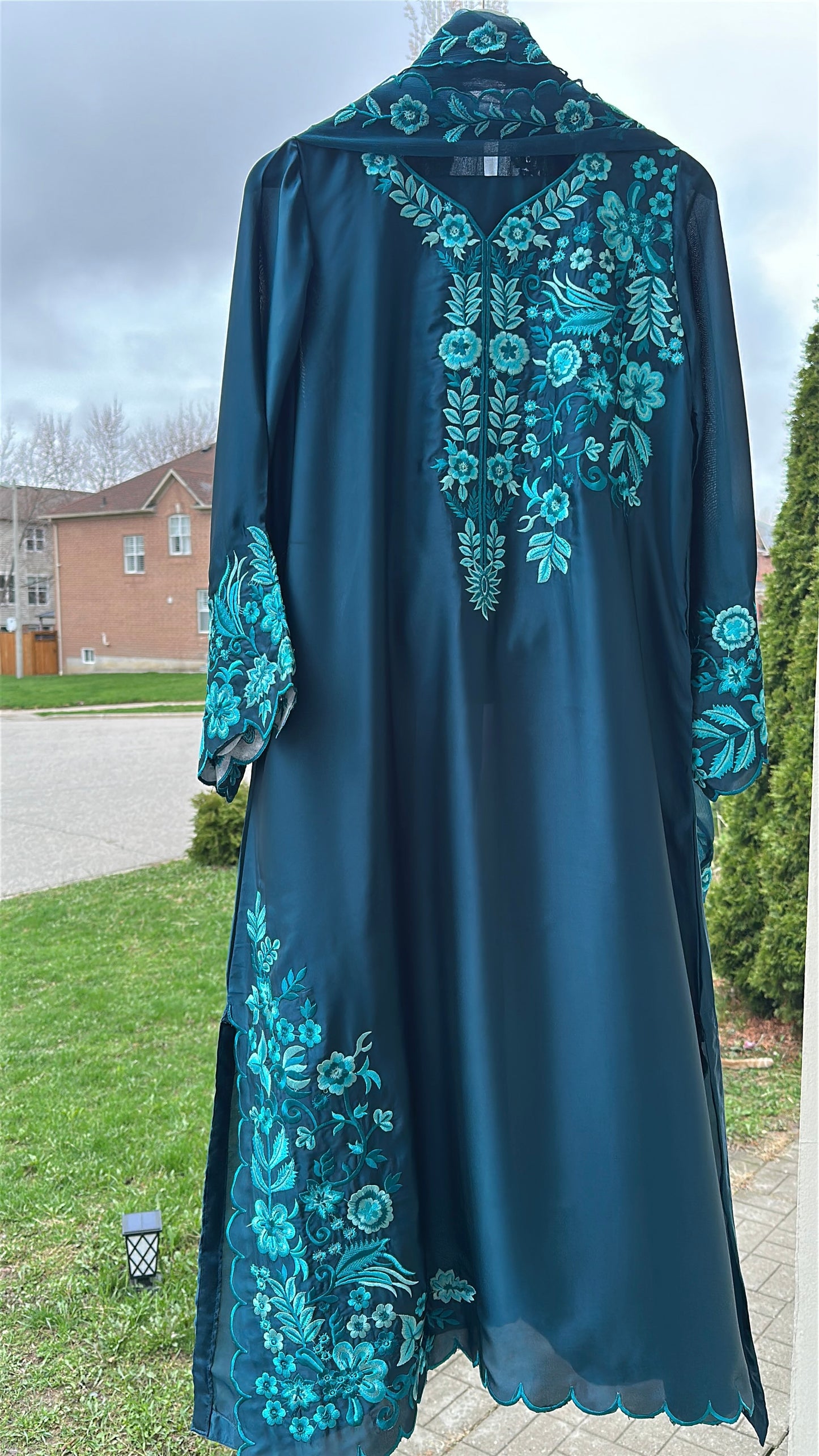 Zamurd Teal Élan - Kaftan Set