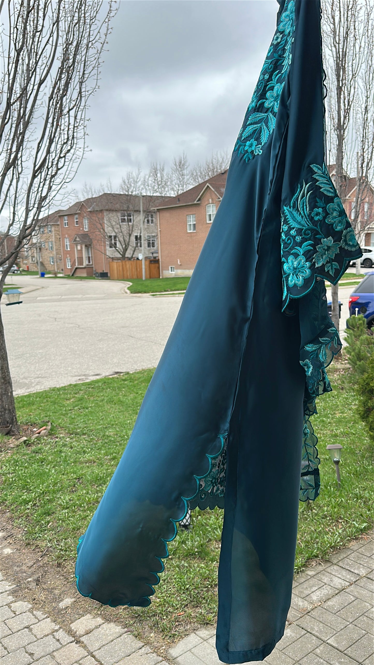 Zamurd Teal Élan - Kaftan Set