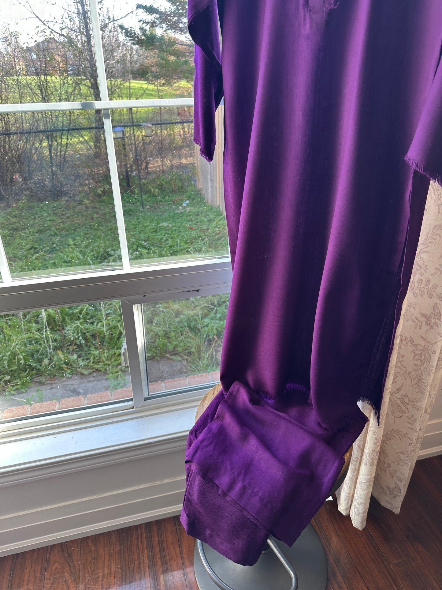 Amethyst Whisper – Pashmina Cord Set (Purple)