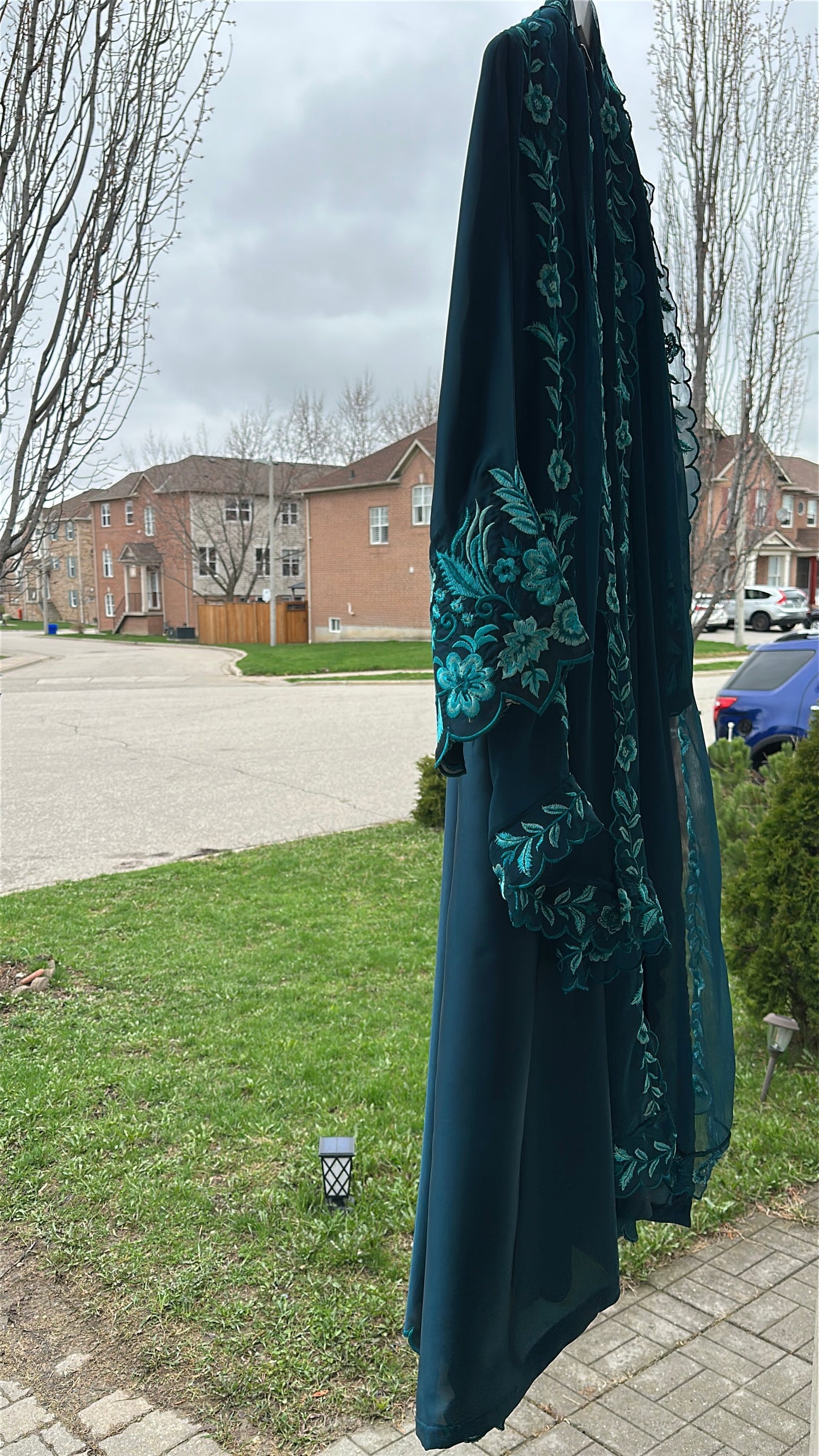 Zamurd Teal Élan - Kaftan Set