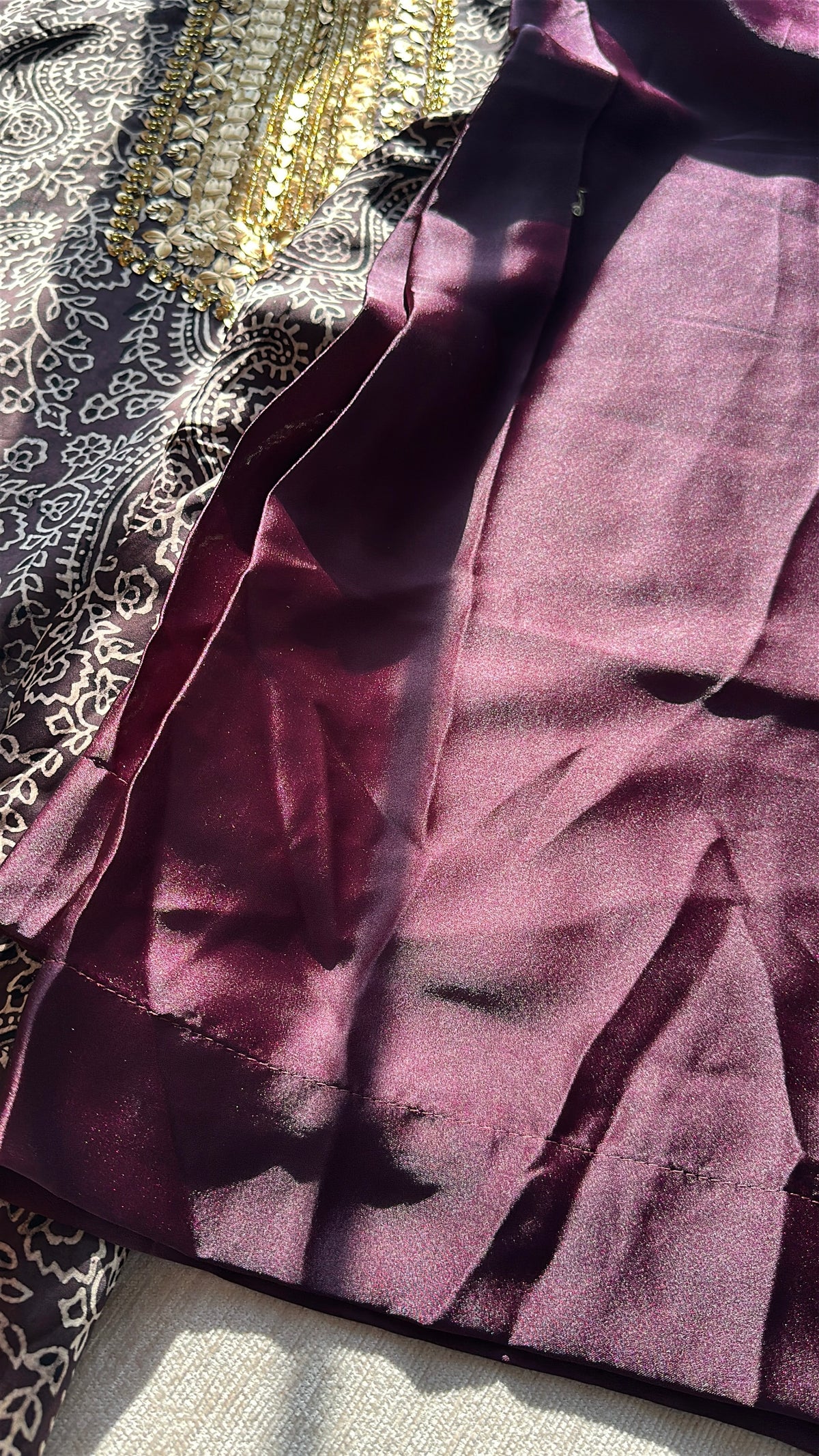 Mulberry Neel Zareen - Organic Ajrak