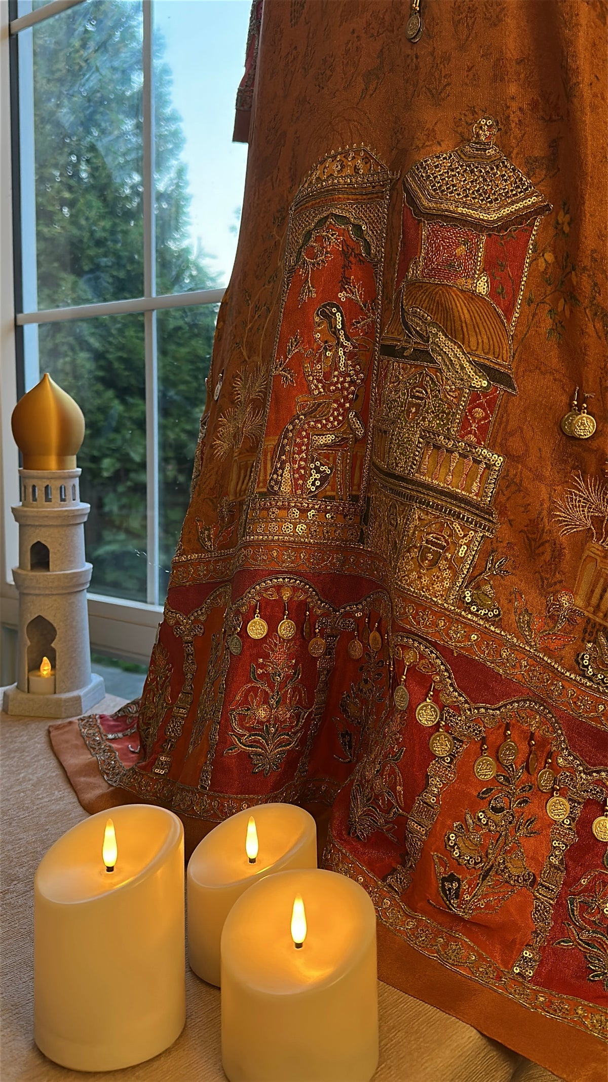 Dastaan-e-Anarkali | Embroidered Kaftan Set