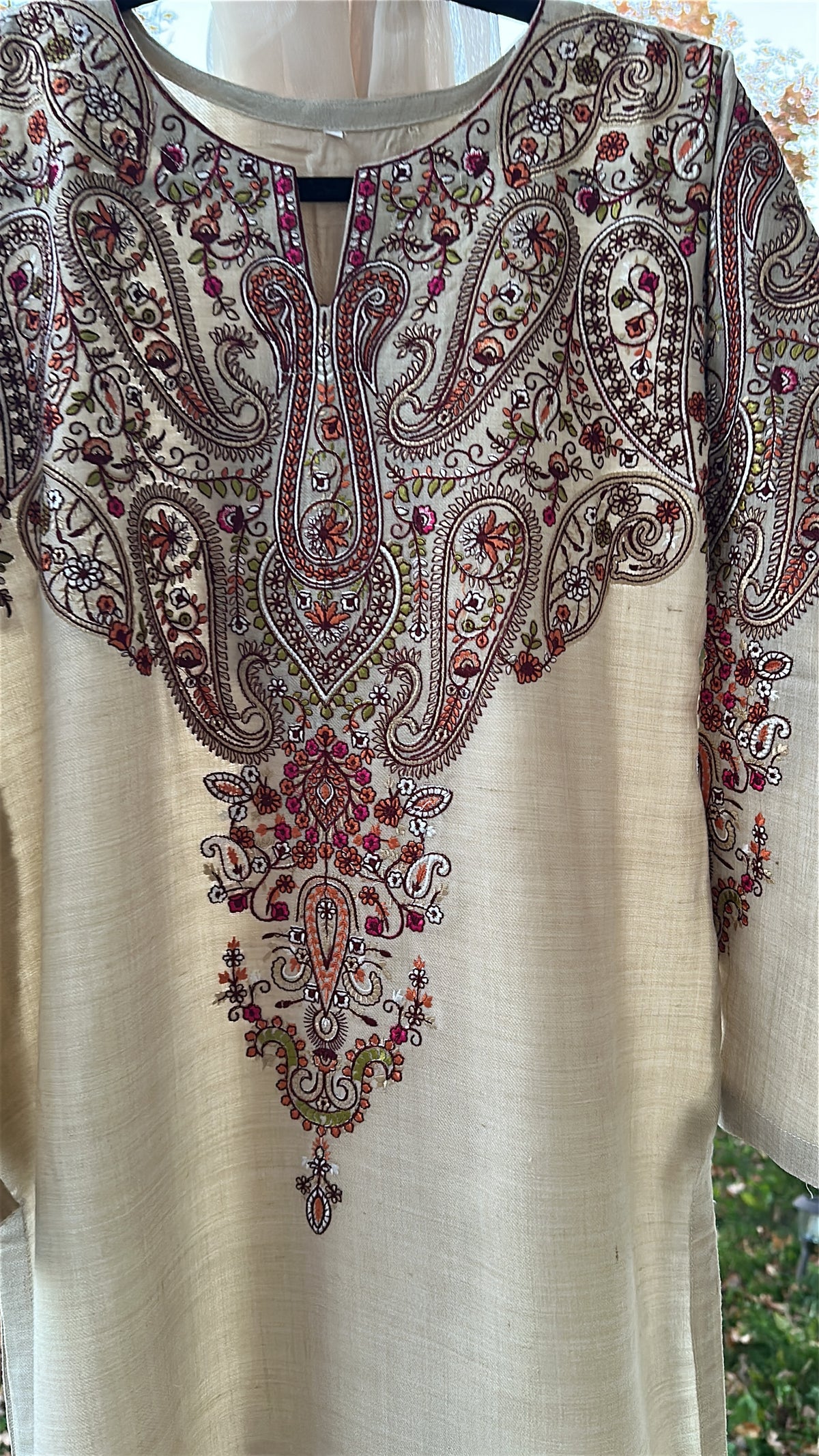 Champagne Rose / Pure Pashmina Kashmira — 3-Piece Set