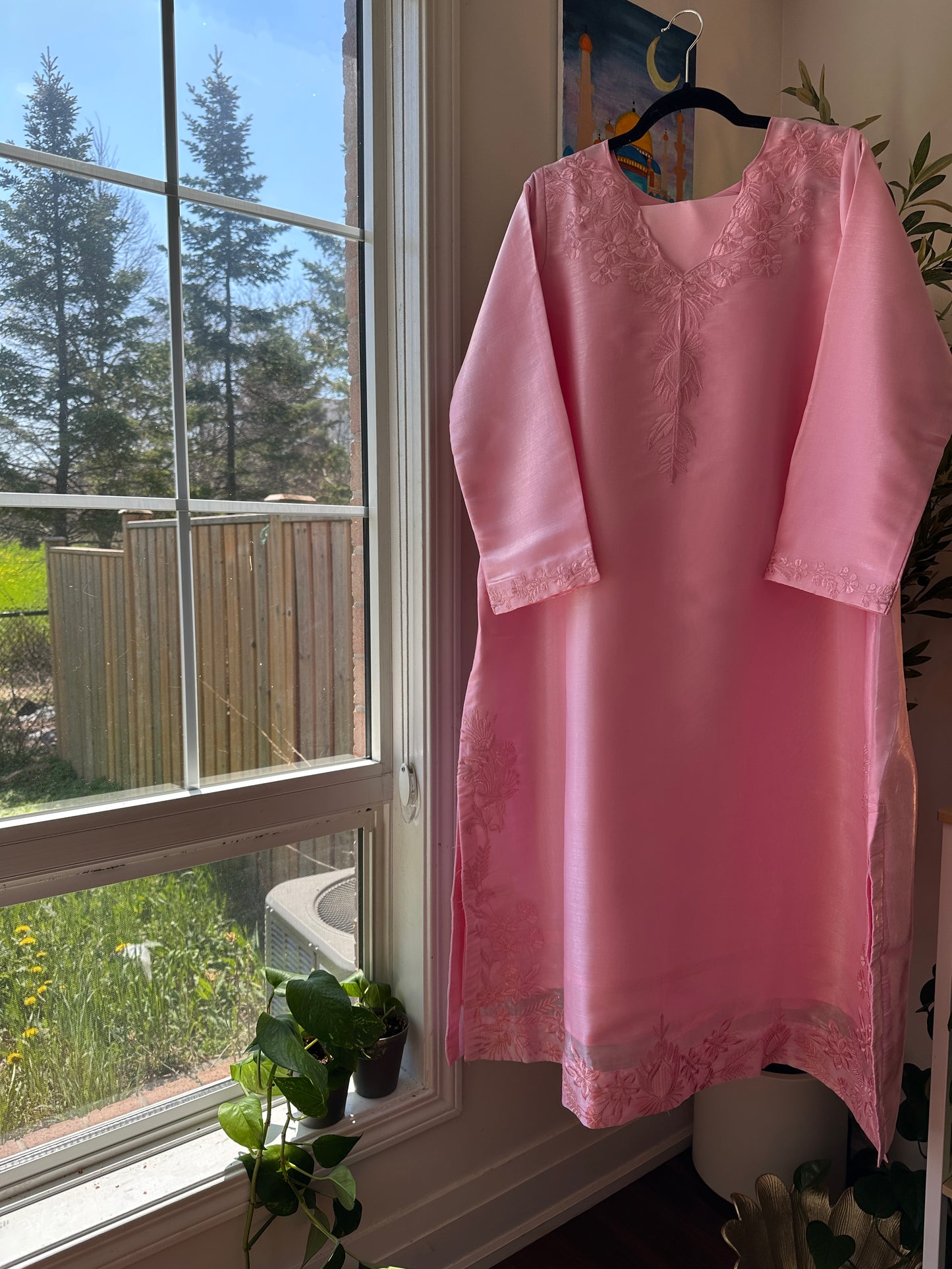 Rose Mist Élan – 2-Piece Kaftan Set