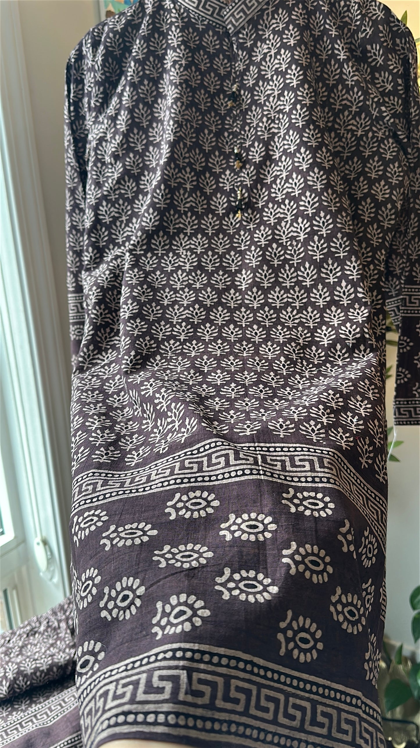 Mocha Muse Co-ord – Ajrak Heritage