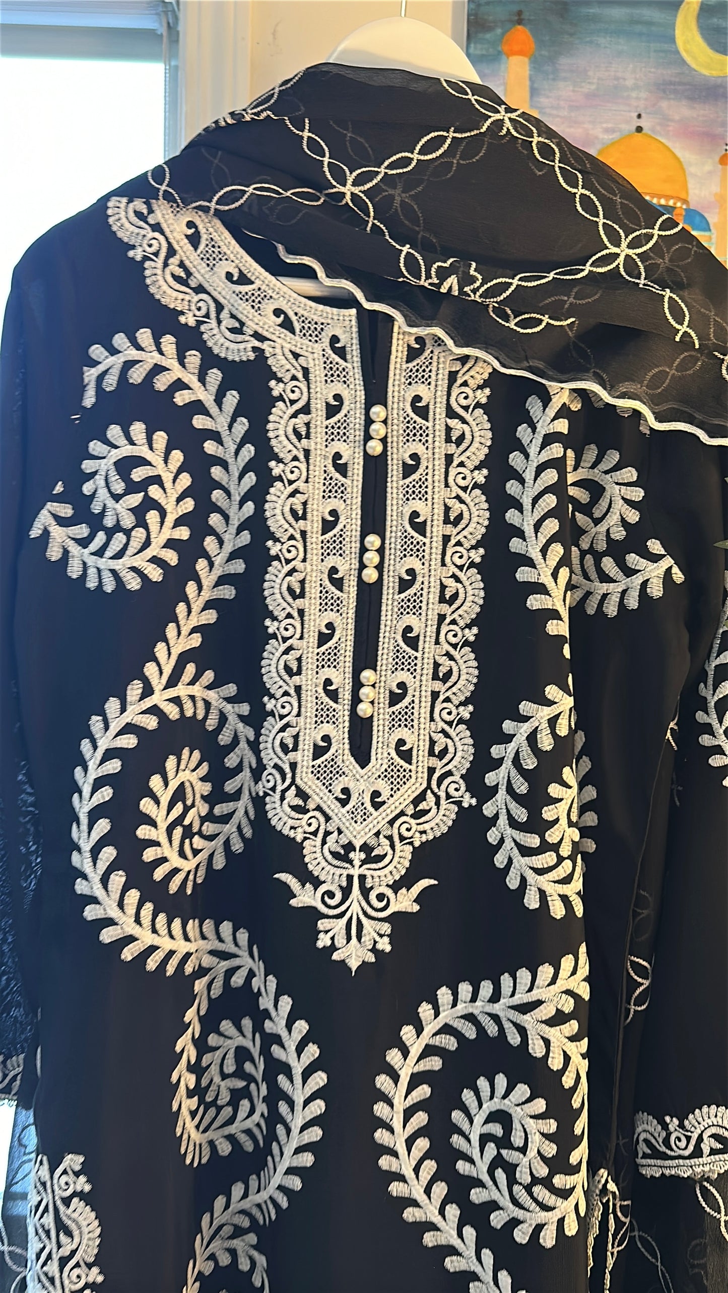 Noir Kashmira – Timeless Elegance in Raw Silk