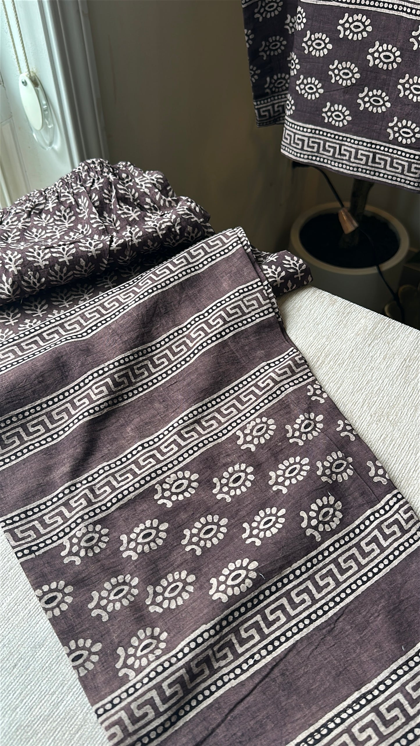 Mocha Muse Co-ord – Ajrak Heritage