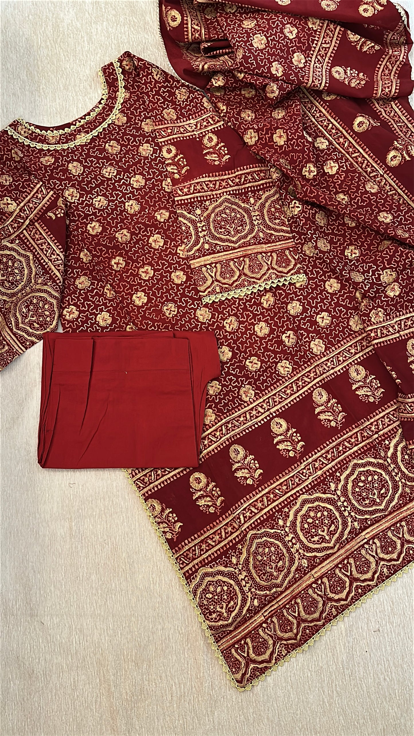 Rang-e-Zar - The Heritage Ajrak Collection