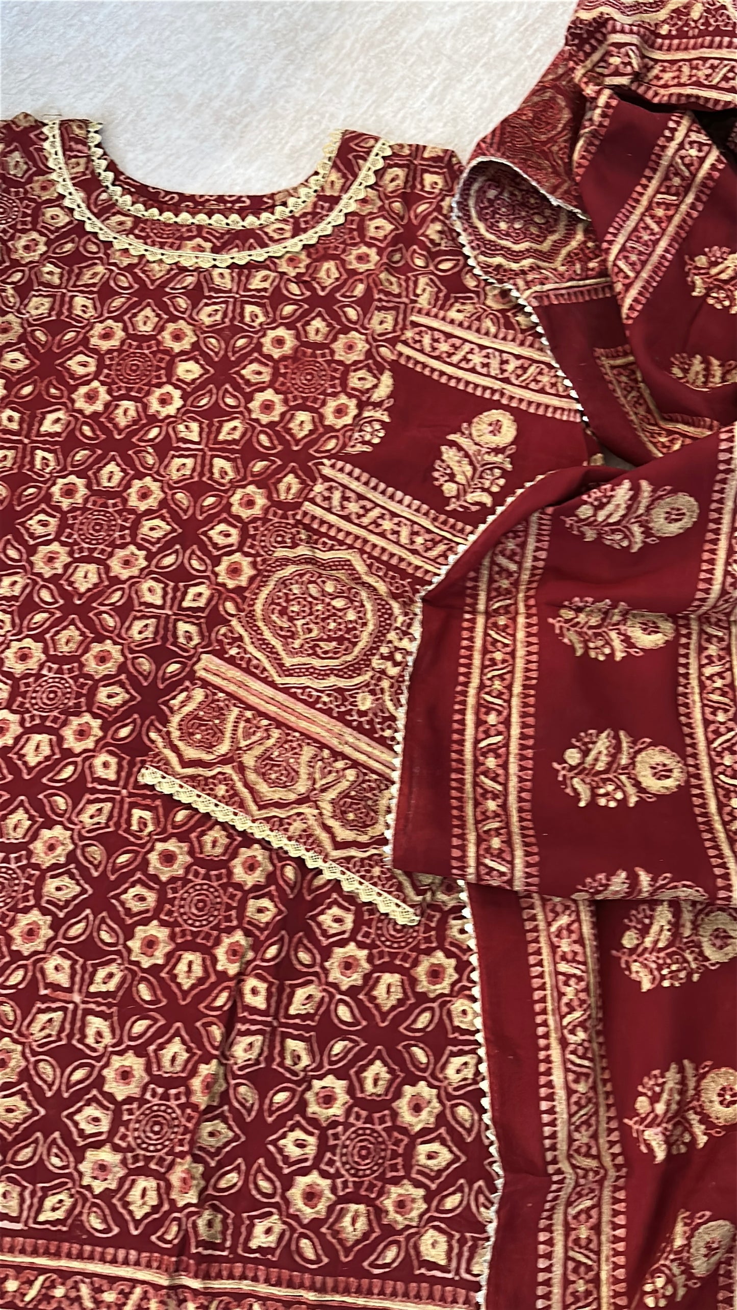 Rang-e-Zar - The Heritage Ajrak Collection