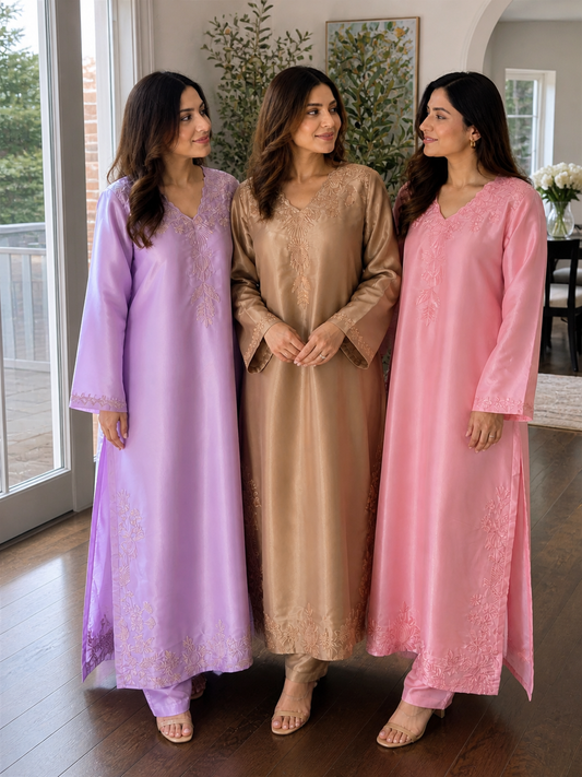 Desert Glow Élan – 2-Piece Kaftan Set