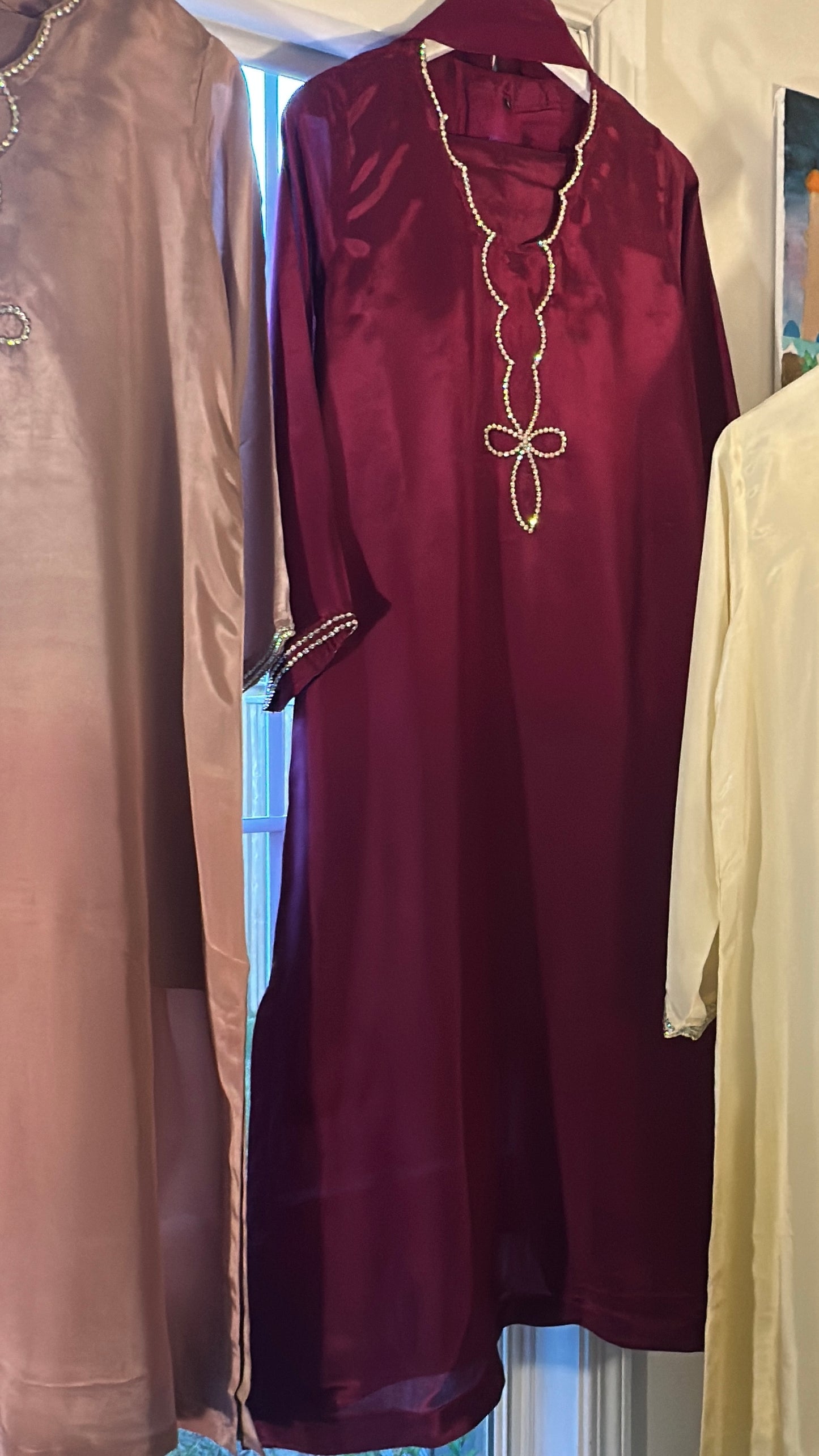 Mulberry Flame Élan - Kaftan set