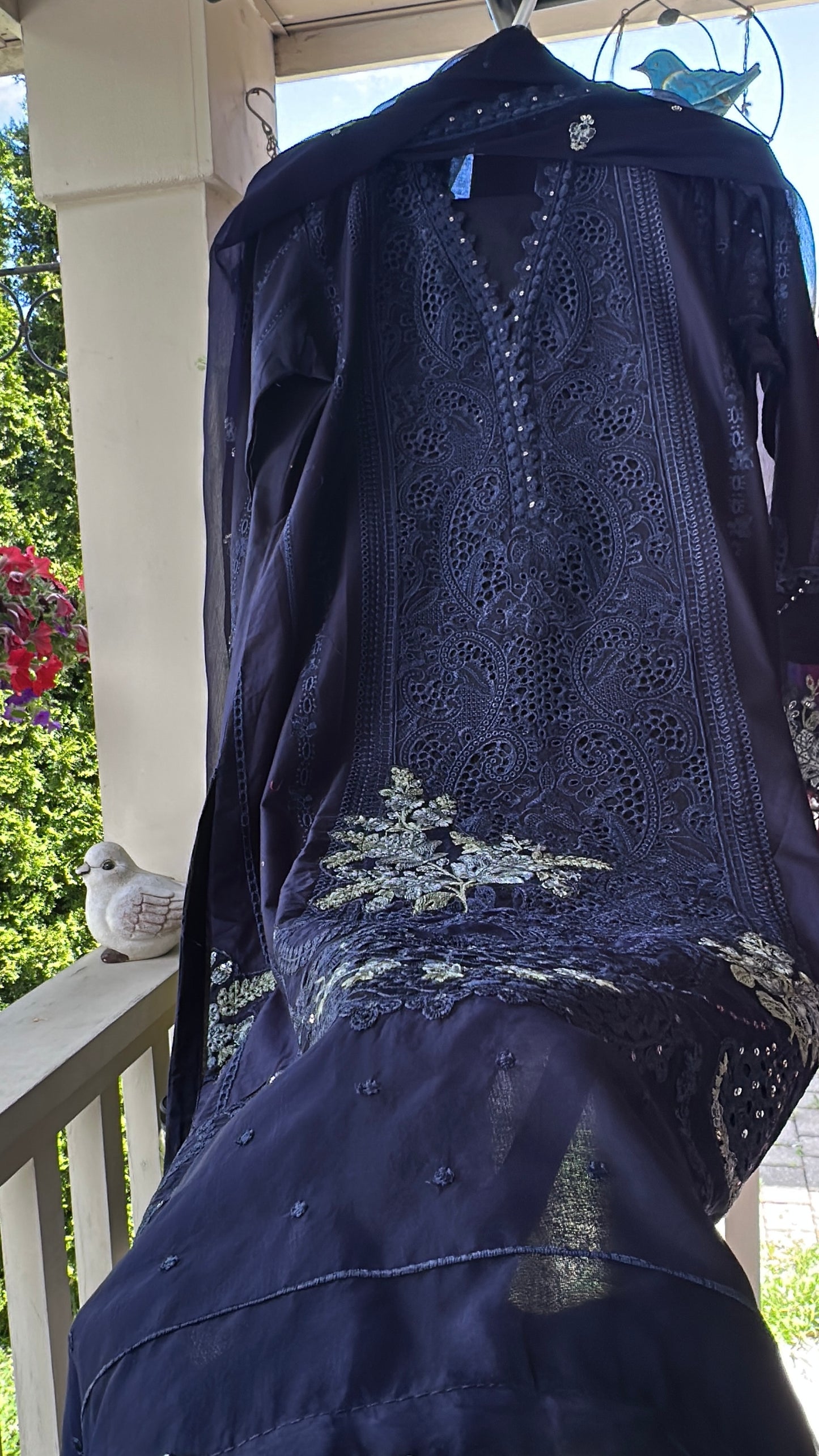 Midnight Noor — Chikan Kari Luxe Collection