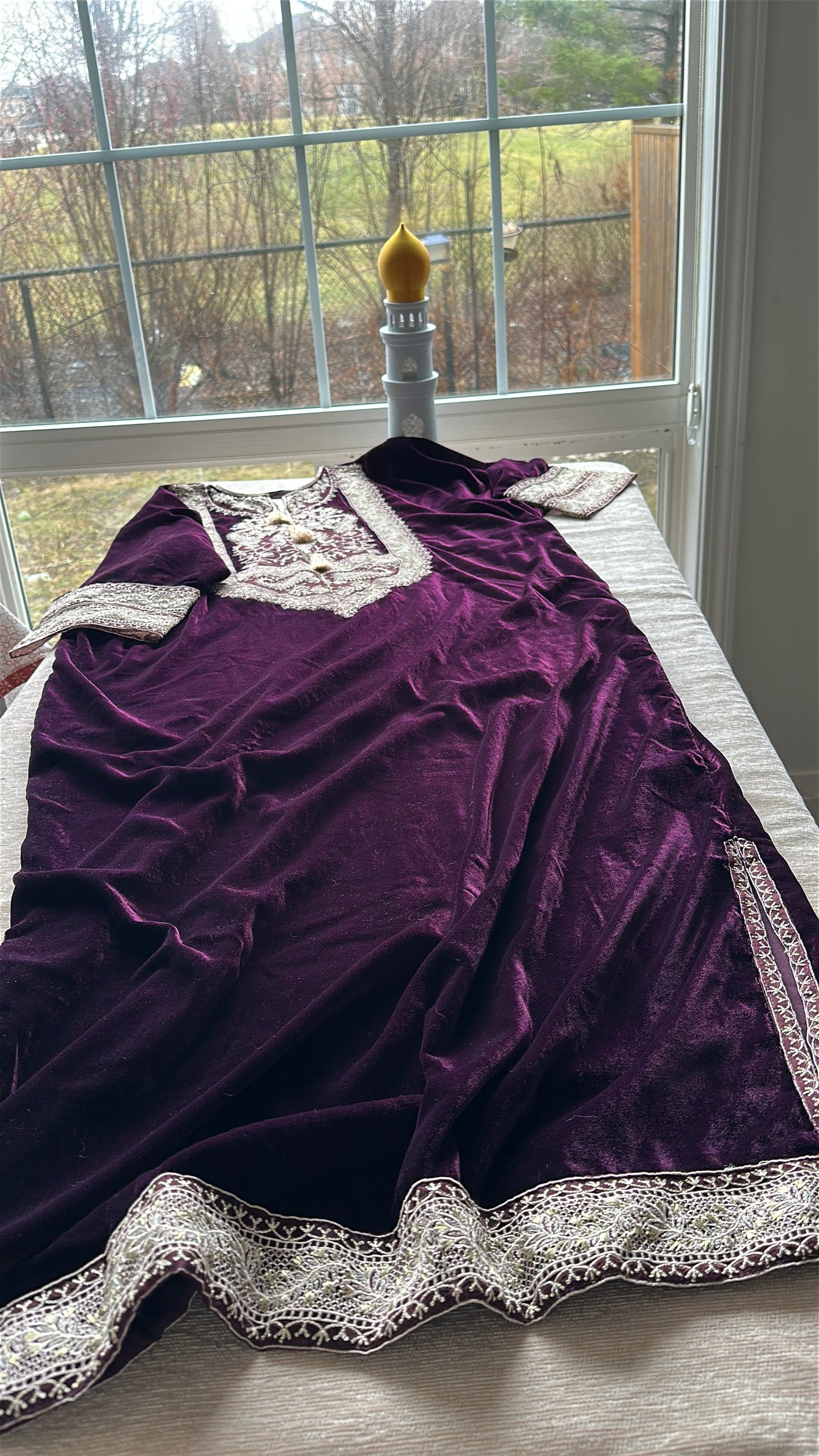 Mulberry Plum Kaftan – Velvet Evening Grace