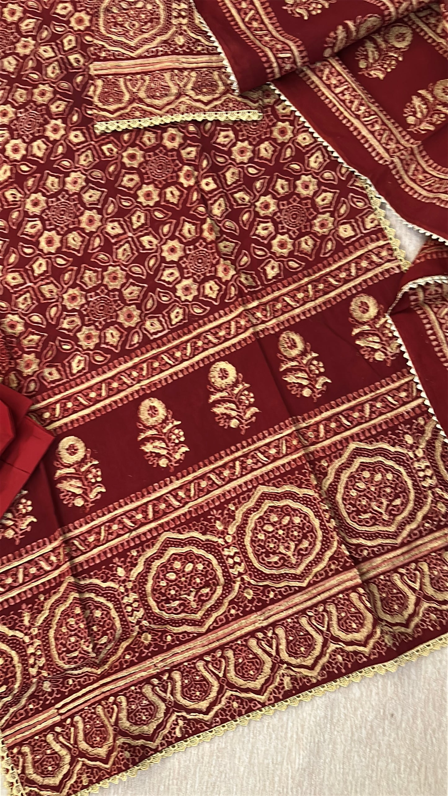 Rang-e-Zar - The Heritage Ajrak Collection