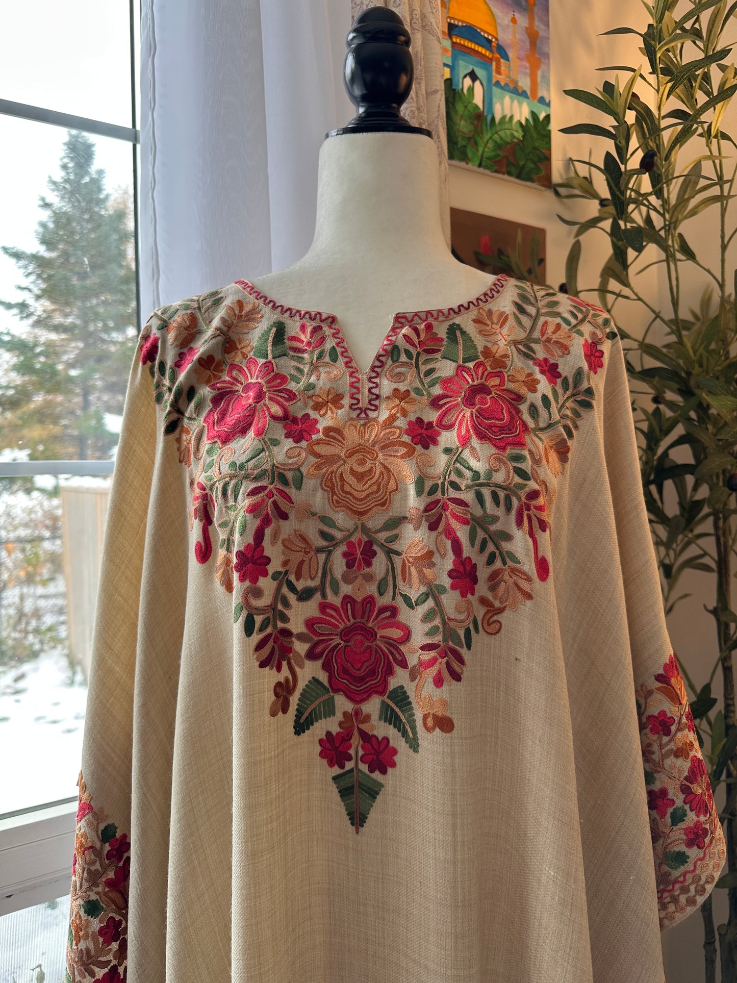 Gulabkaar –  Poncho Shawl Shirt