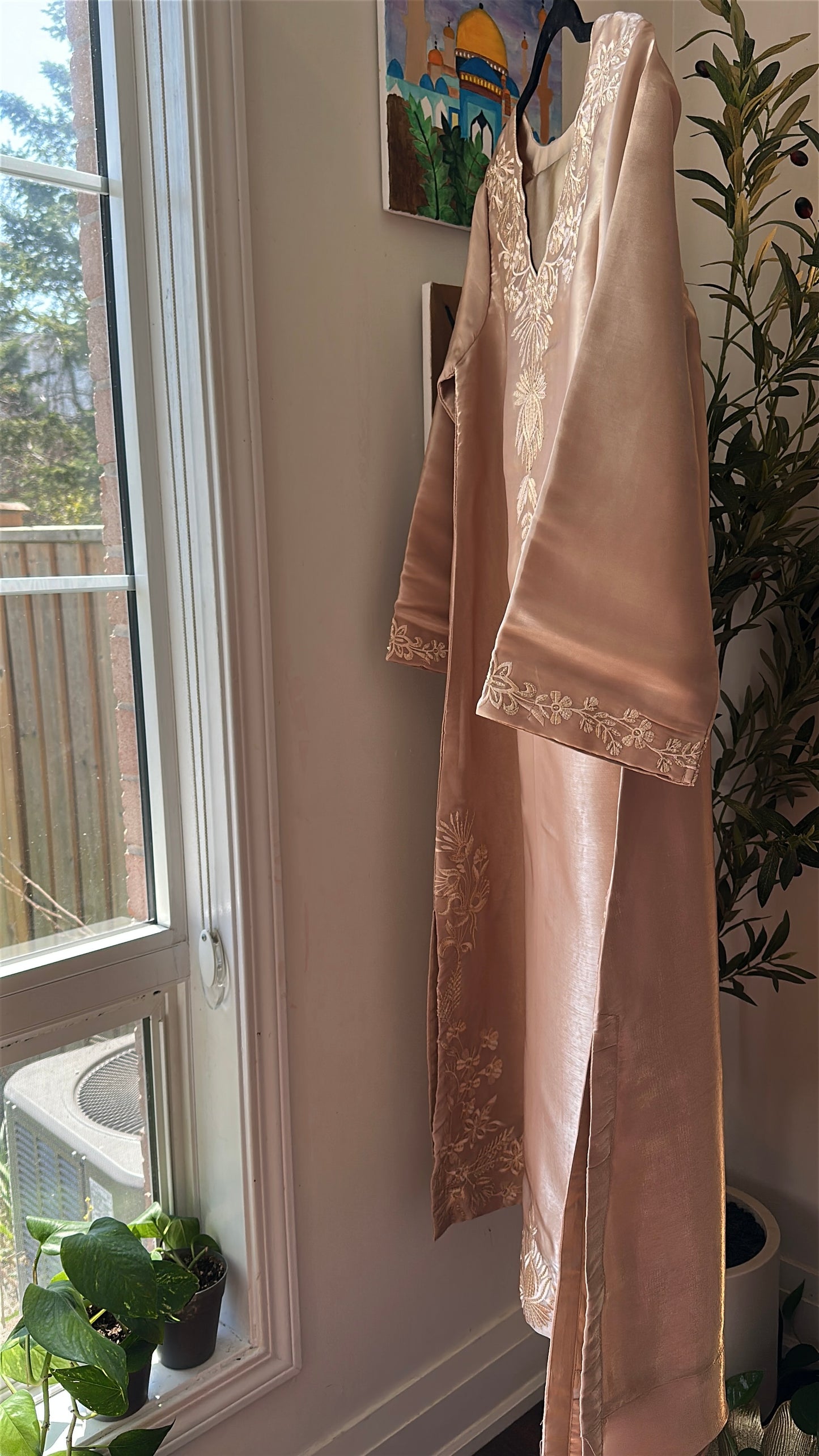 Desert Glow Élan – 2-Piece Kaftan Set