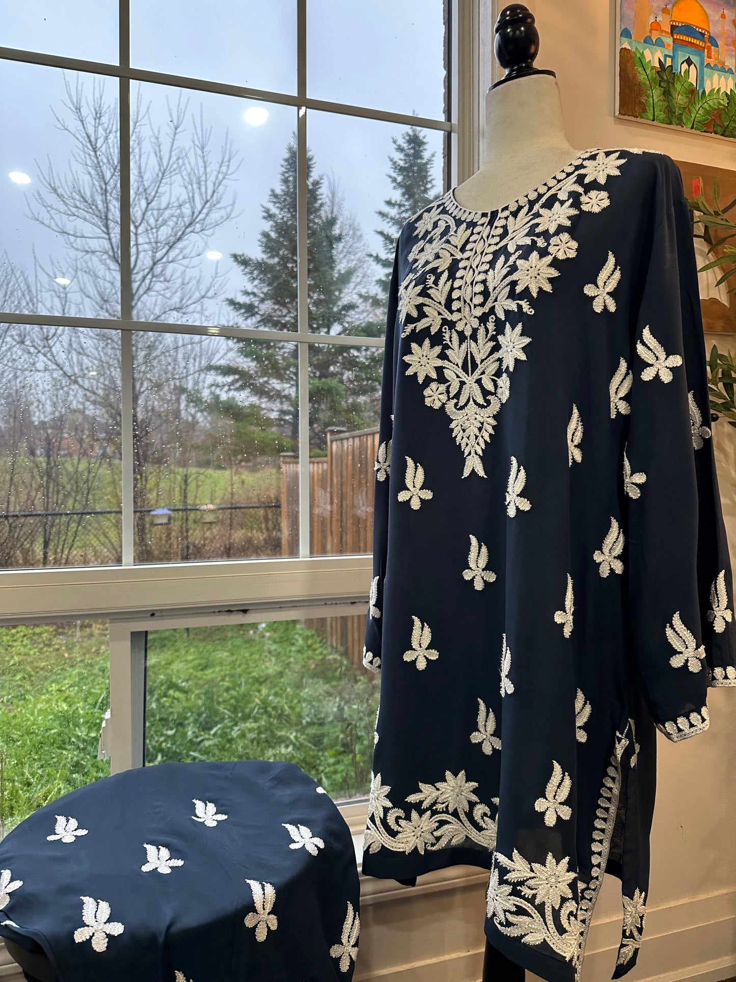 Sapphire Bloom-Farshi Set