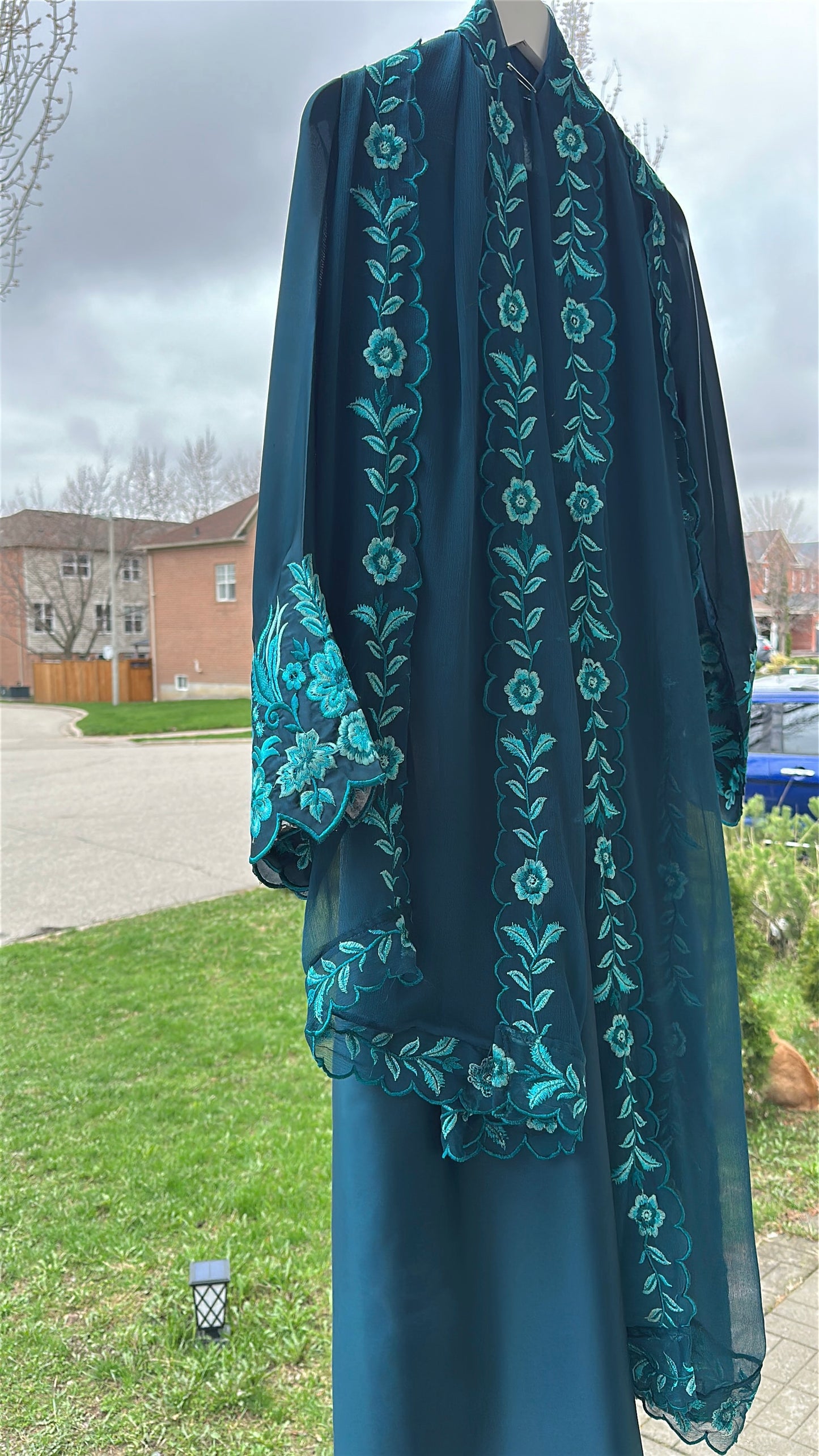 Zamurd Teal Élan - Kaftan Set